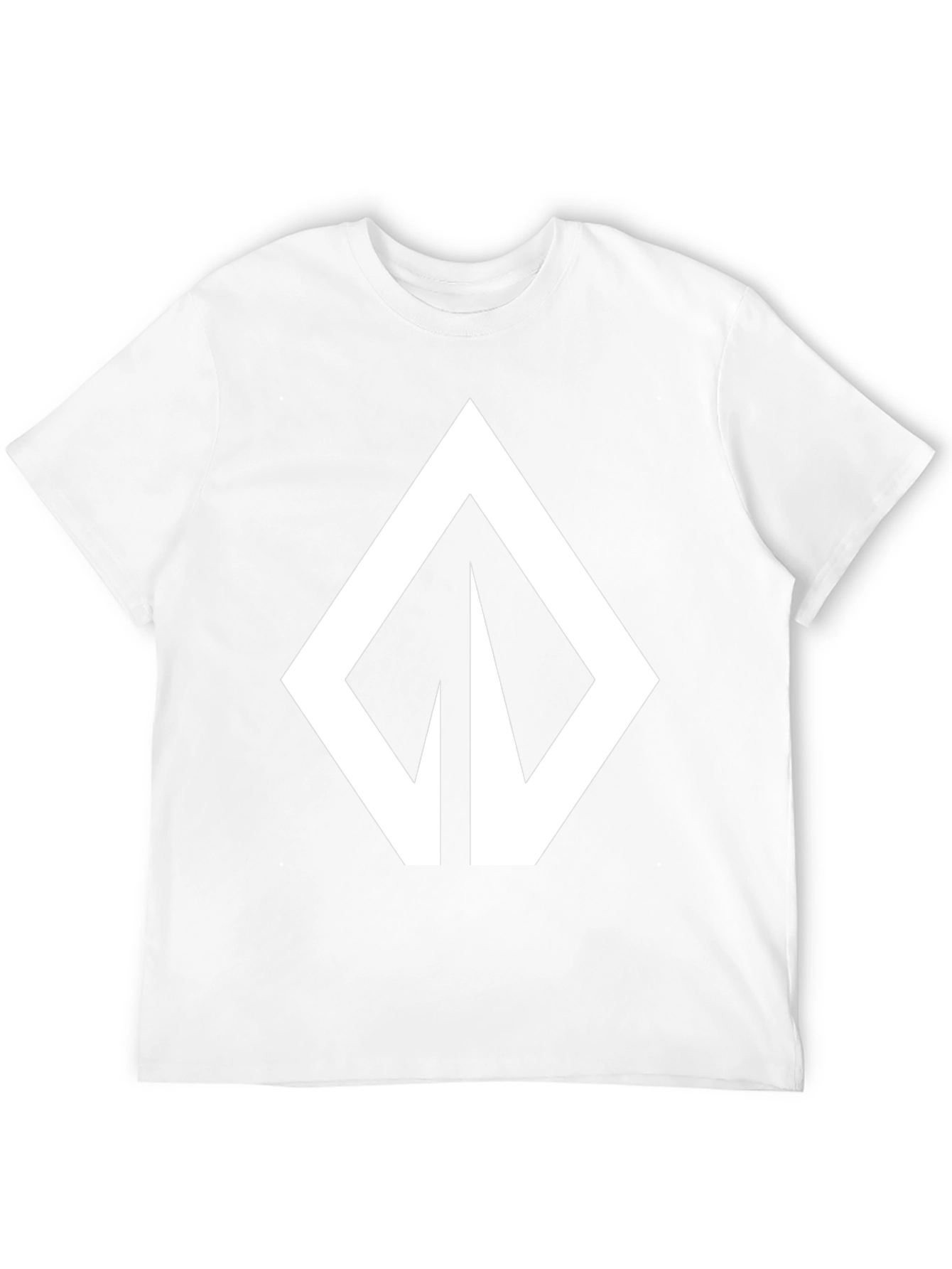 Bold Graphic Tee - Modern Arrow Design Black