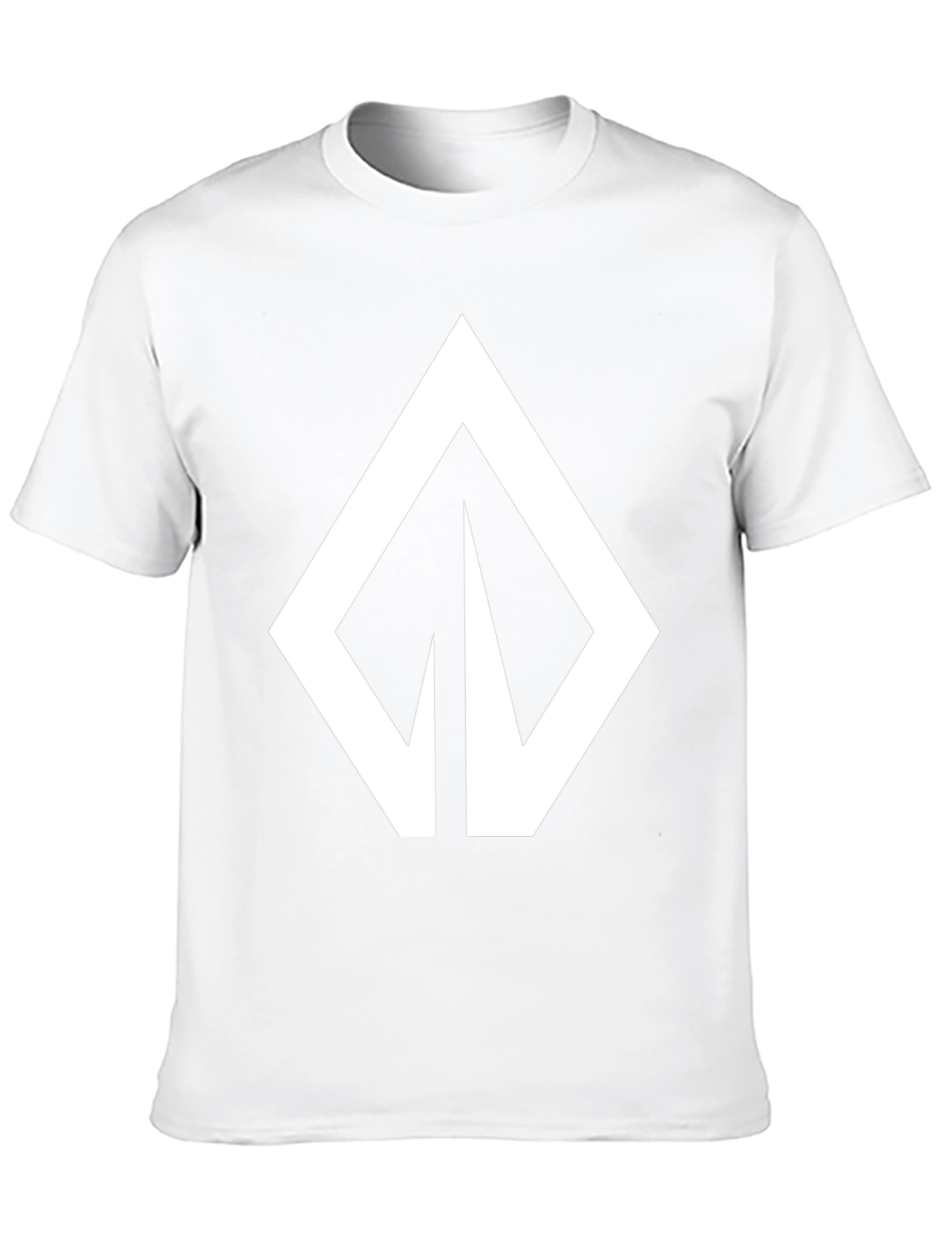 Bold Graphic Tee - Modern Arrow Design Black