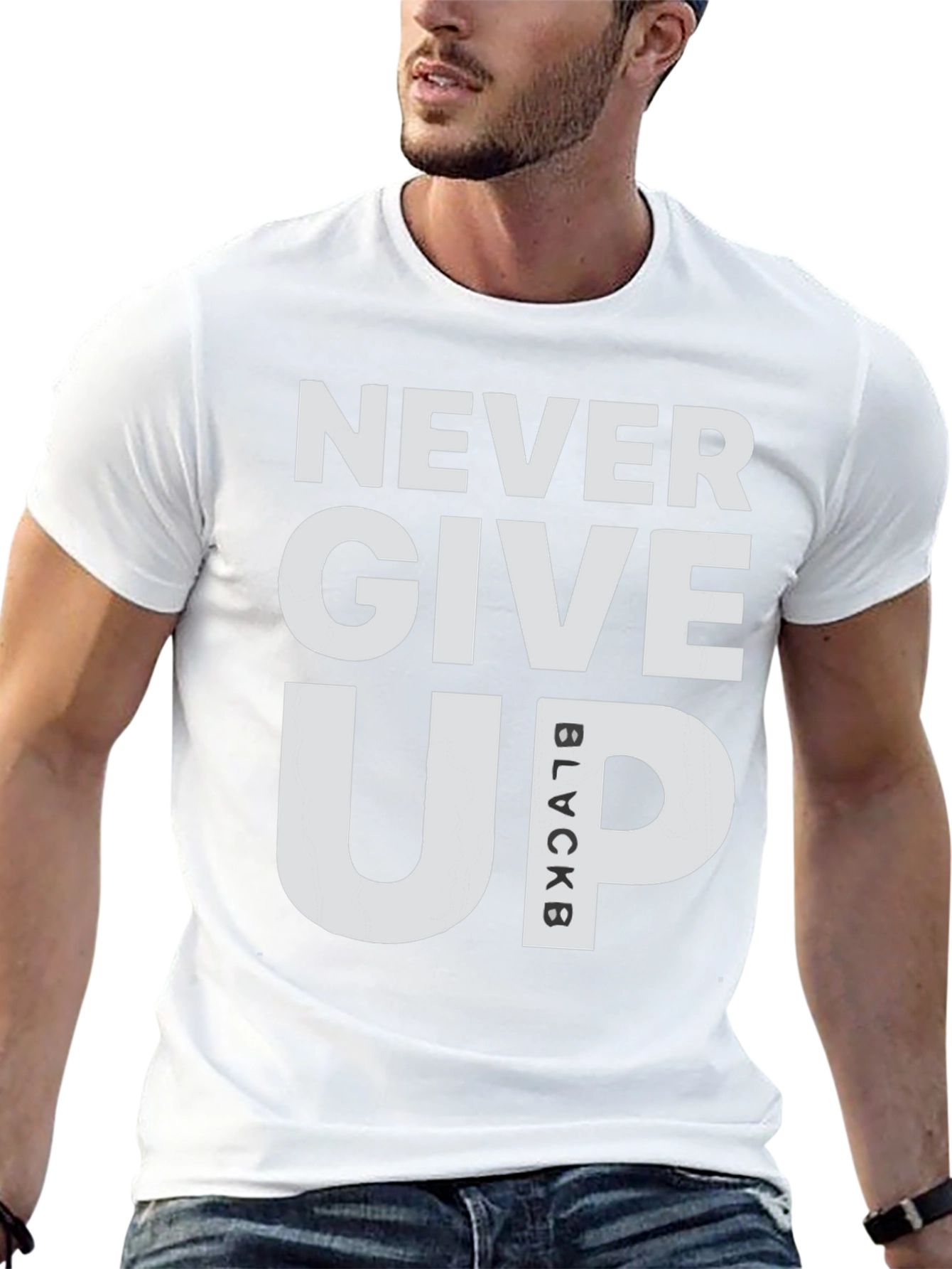 Never Give Up T-Shirt - Motivational Graphic Tee