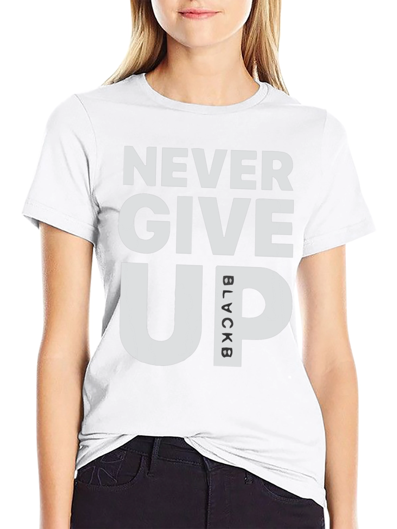 Never Give Up T-Shirt - Motivational Graphic Tee