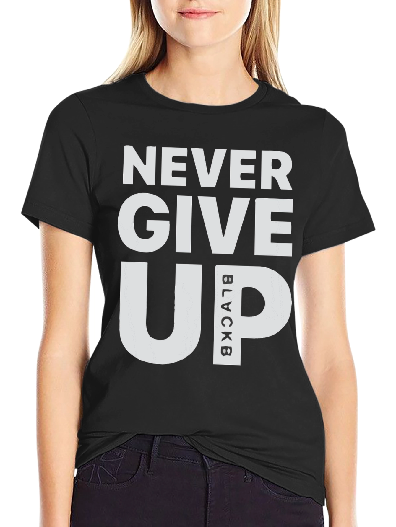 Never Give Up T-Shirt - Motivational Graphic Tee