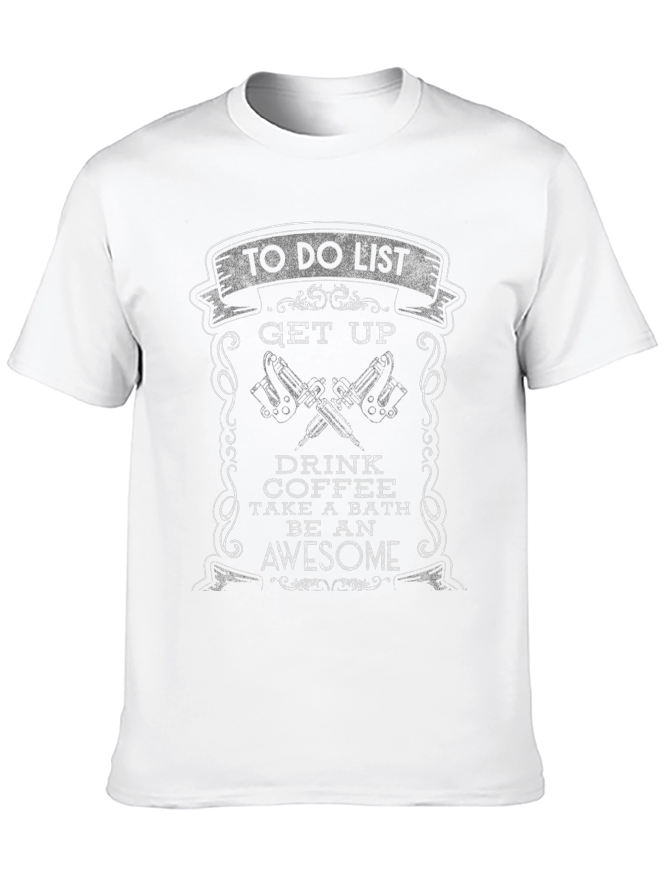 To Do List Tattoo Artist Black T-Shirt