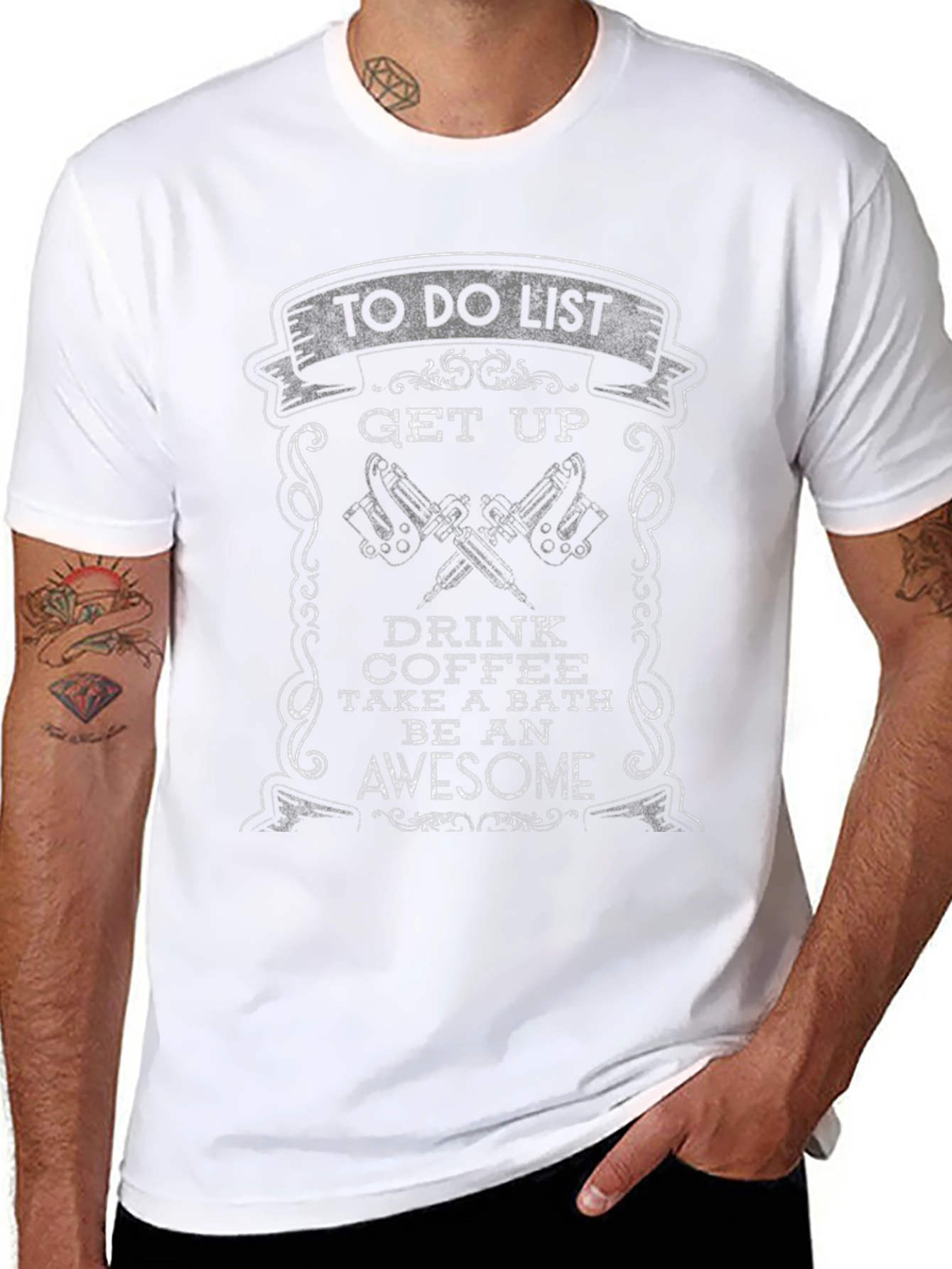 To Do List Tattoo Artist Black T-Shirt