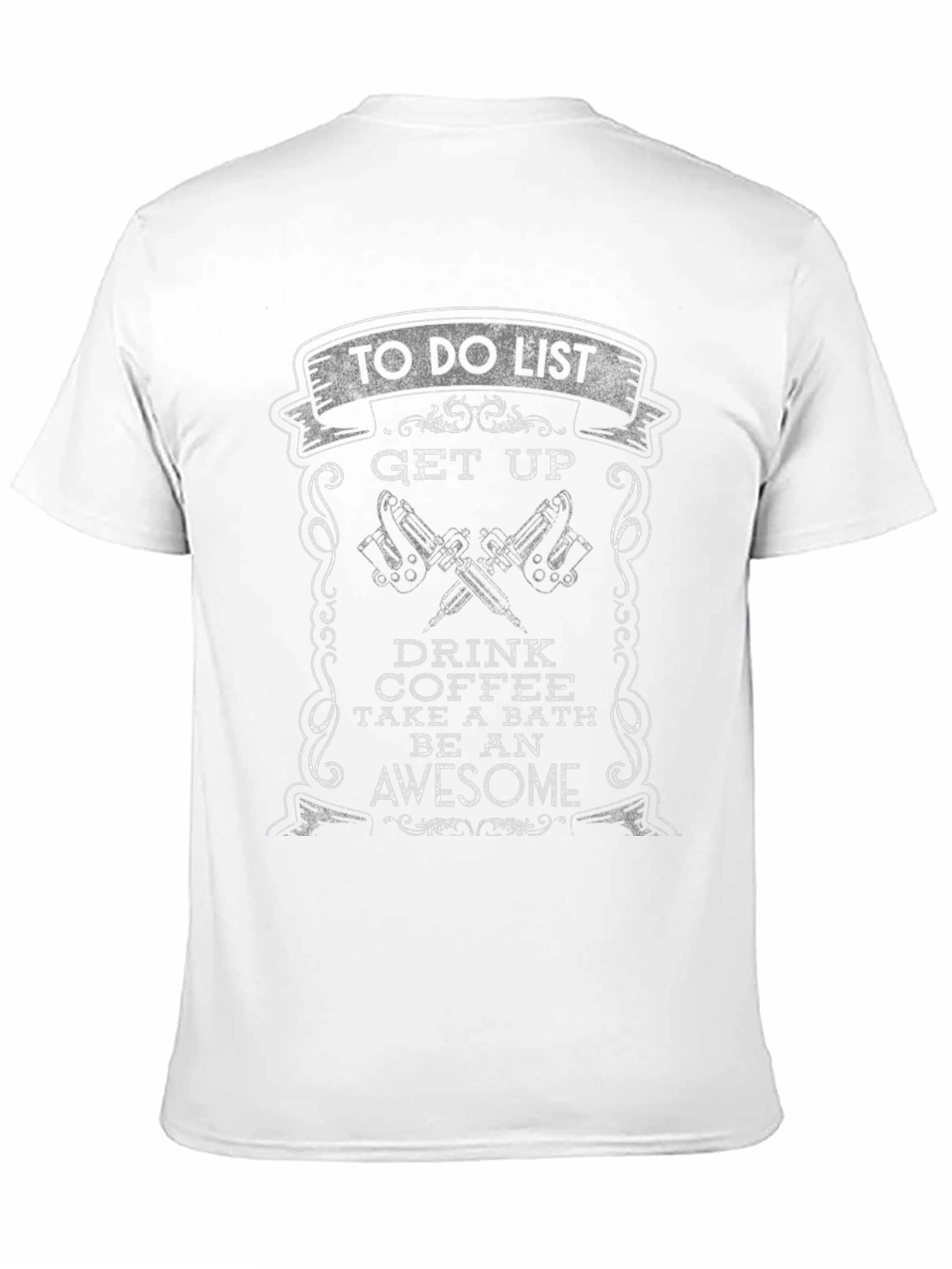 To Do List Tattoo Artist Black T-Shirt