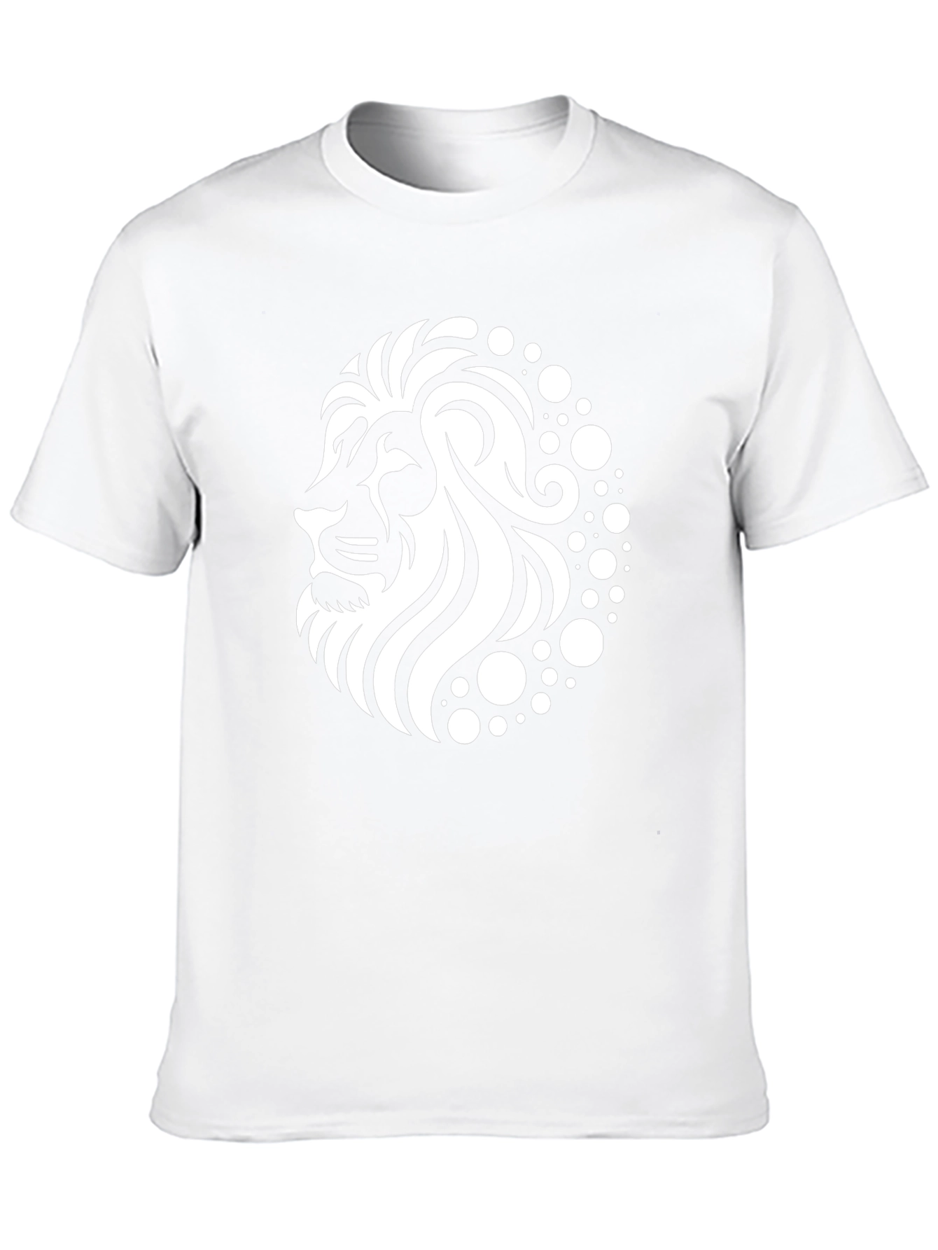 Lion Graphic T-Shirt - Black Bold Design