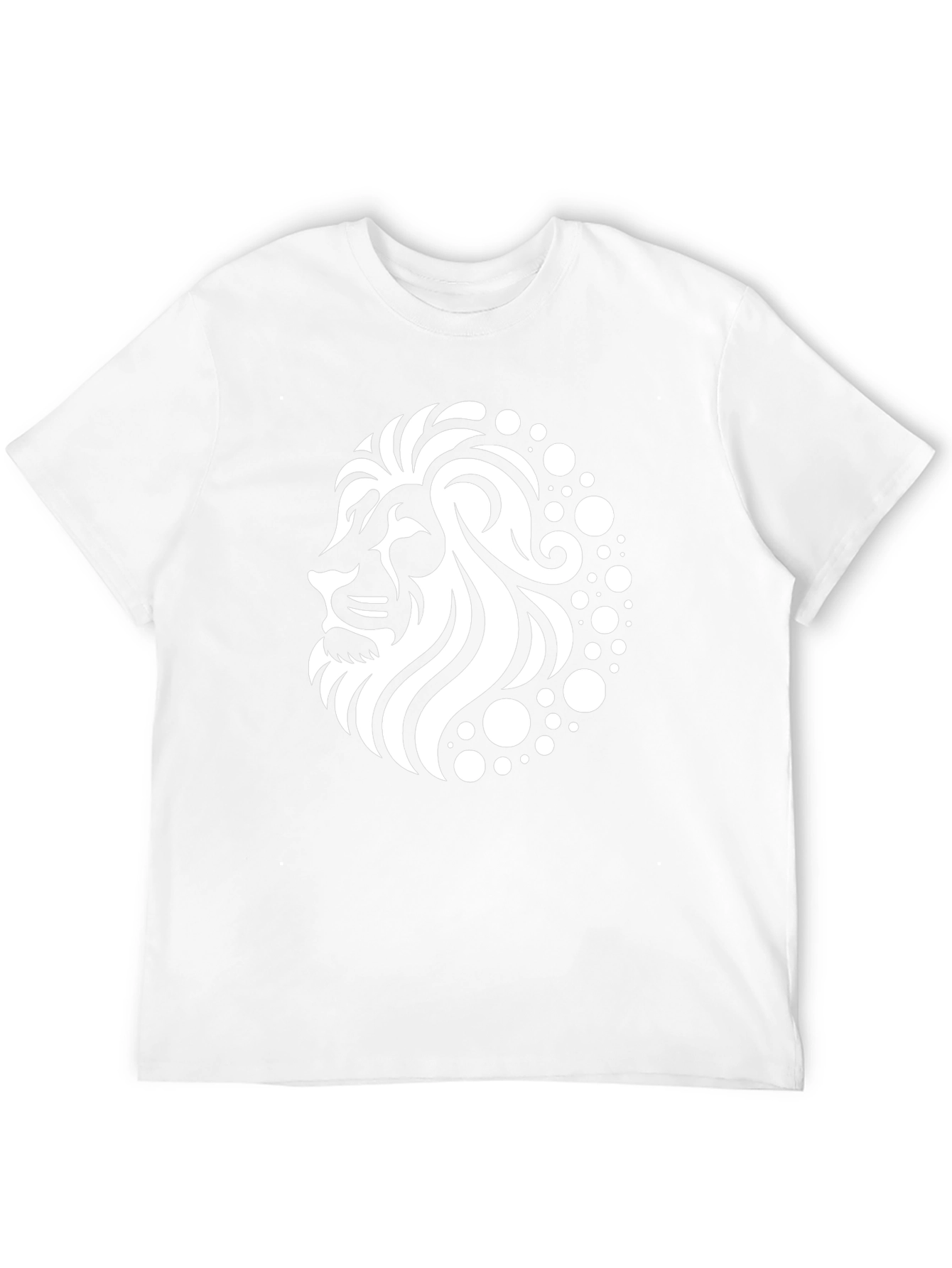 Lion Graphic T-Shirt - Black Bold Design