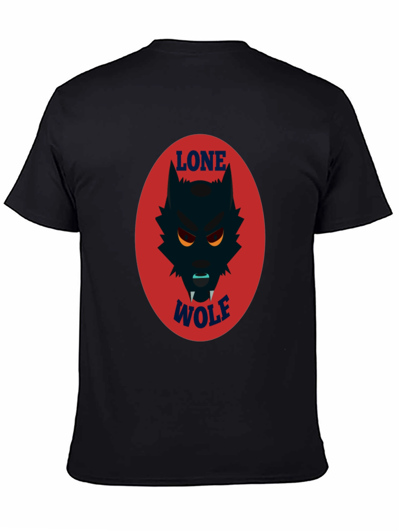 Lone Wolf Graphic Tee - Mens Black T-Shirt