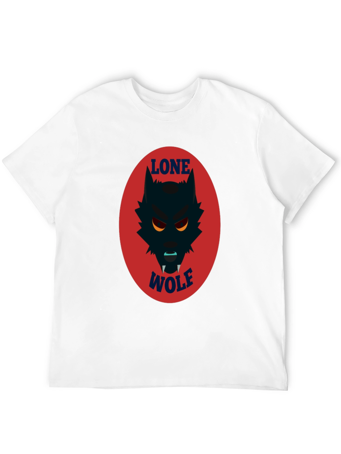 Lone Wolf Graphic Tee - Mens Black T-Shirt