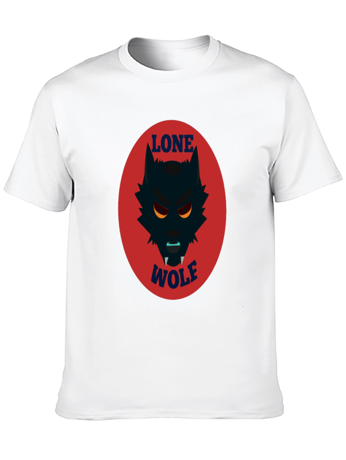 Lone Wolf Graphic Tee - Mens Black T-Shirt