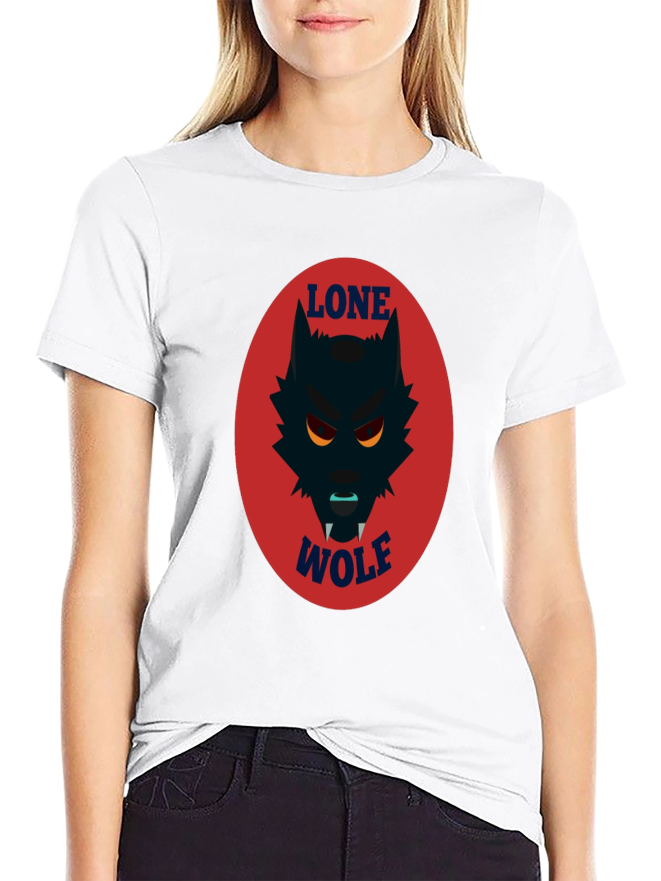 Lone Wolf Graphic Tee - Mens Black T-Shirt