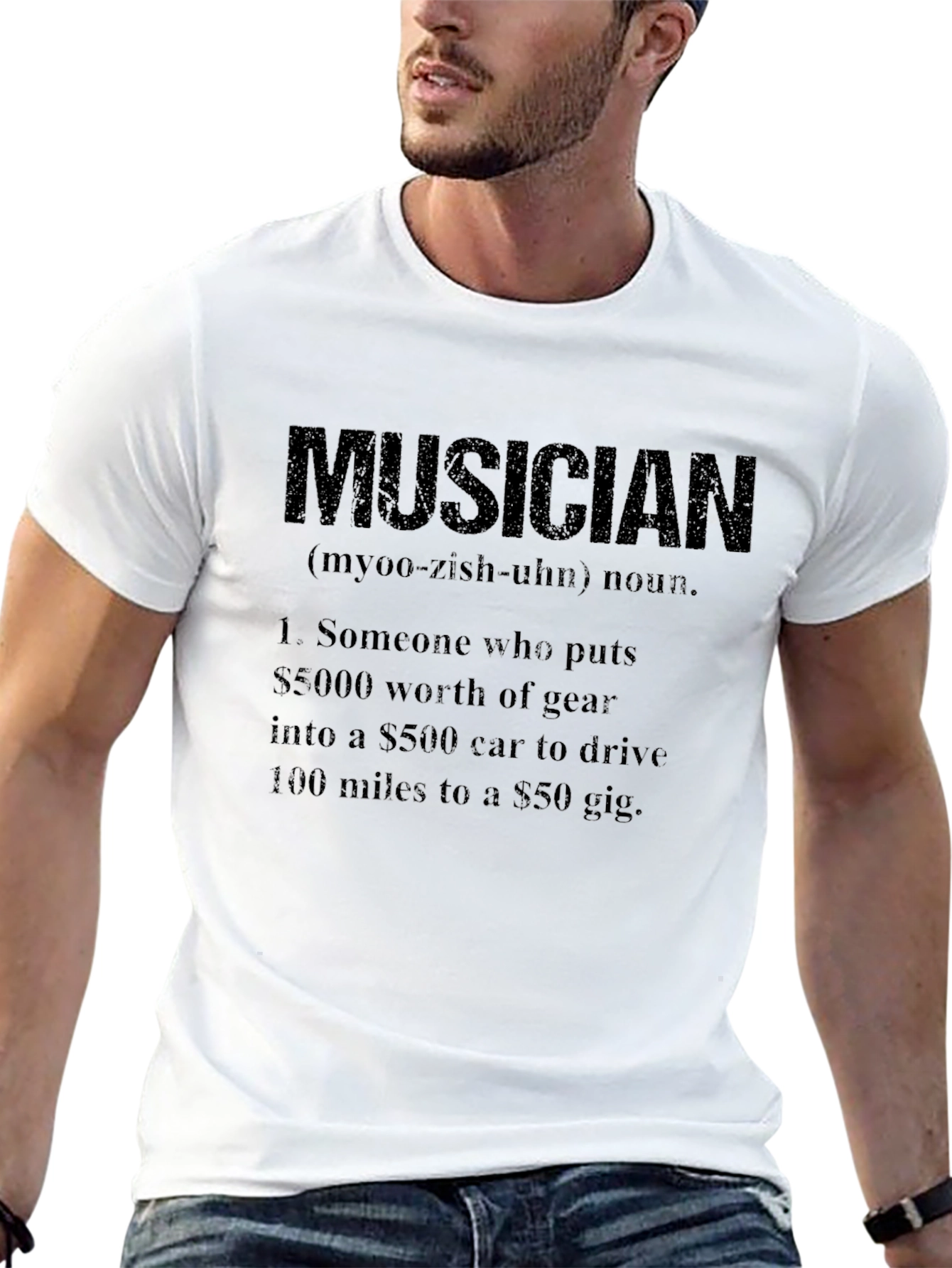 Musician Definition T-Shirt - Funny Music Lover Gift