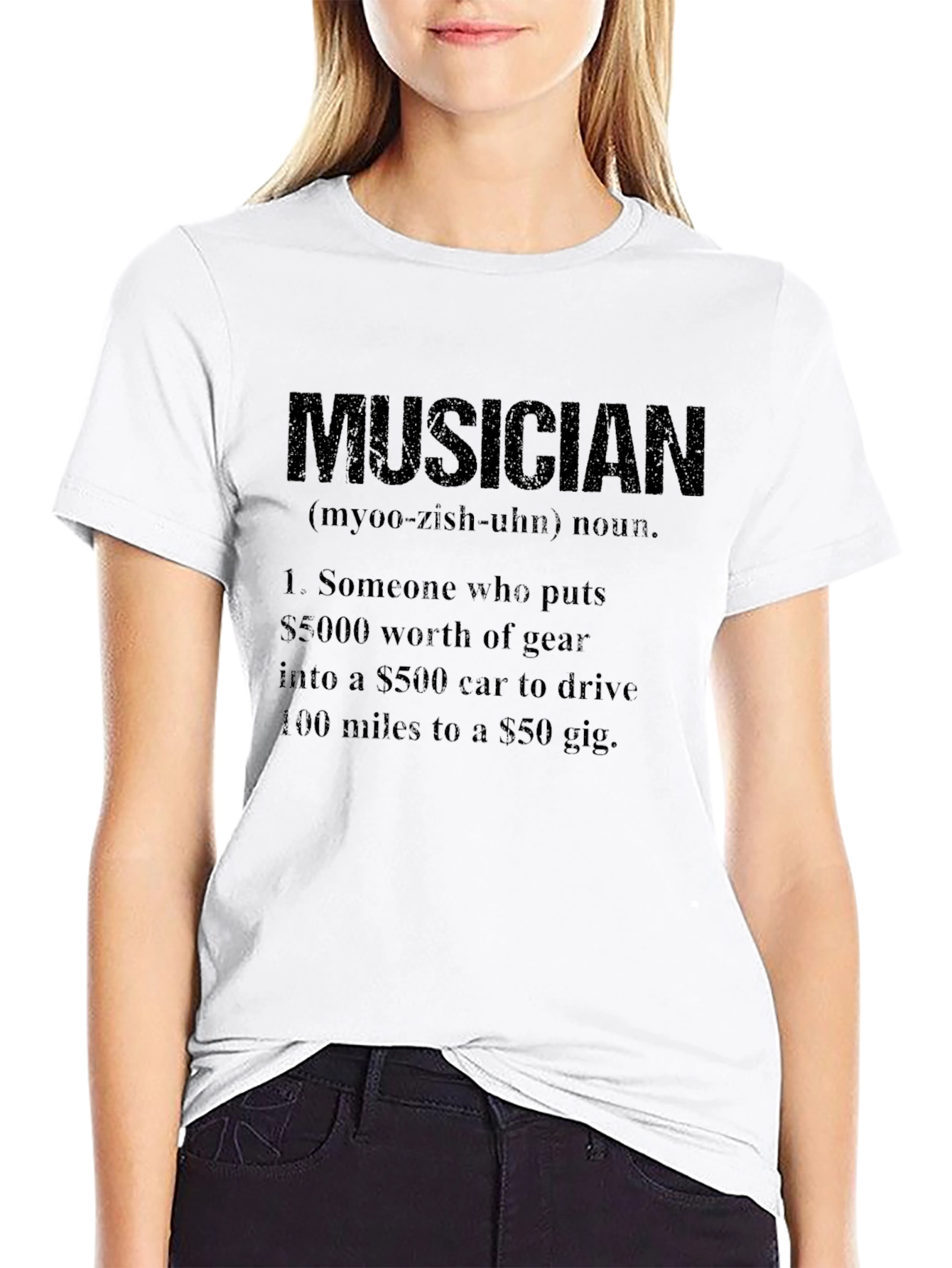 Musician Definition T-Shirt - Funny Music Lover Gift