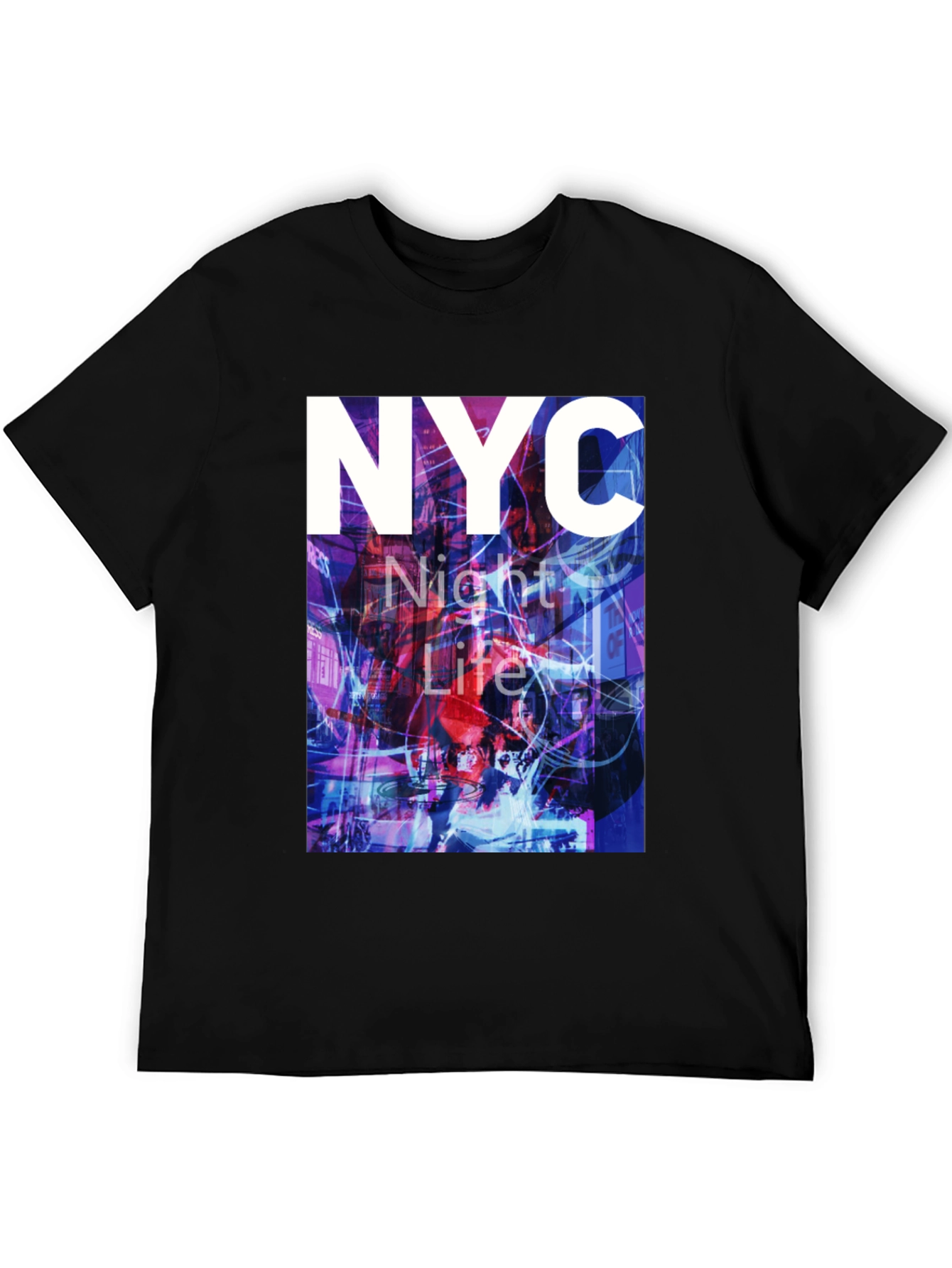 NYC Night Life Graphic Tee - Urban Style