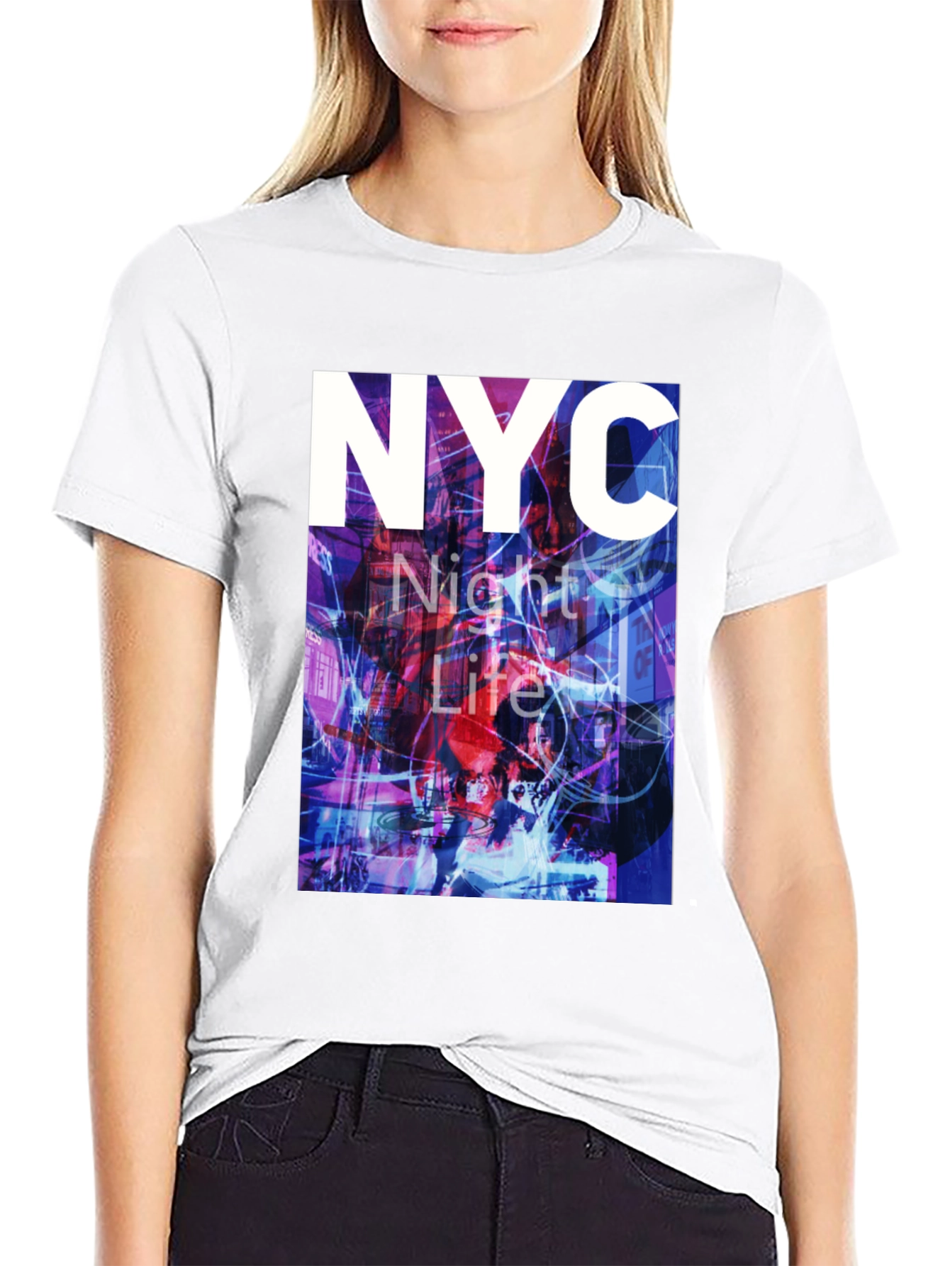 NYC Night Life Graphic Tee - Urban Style