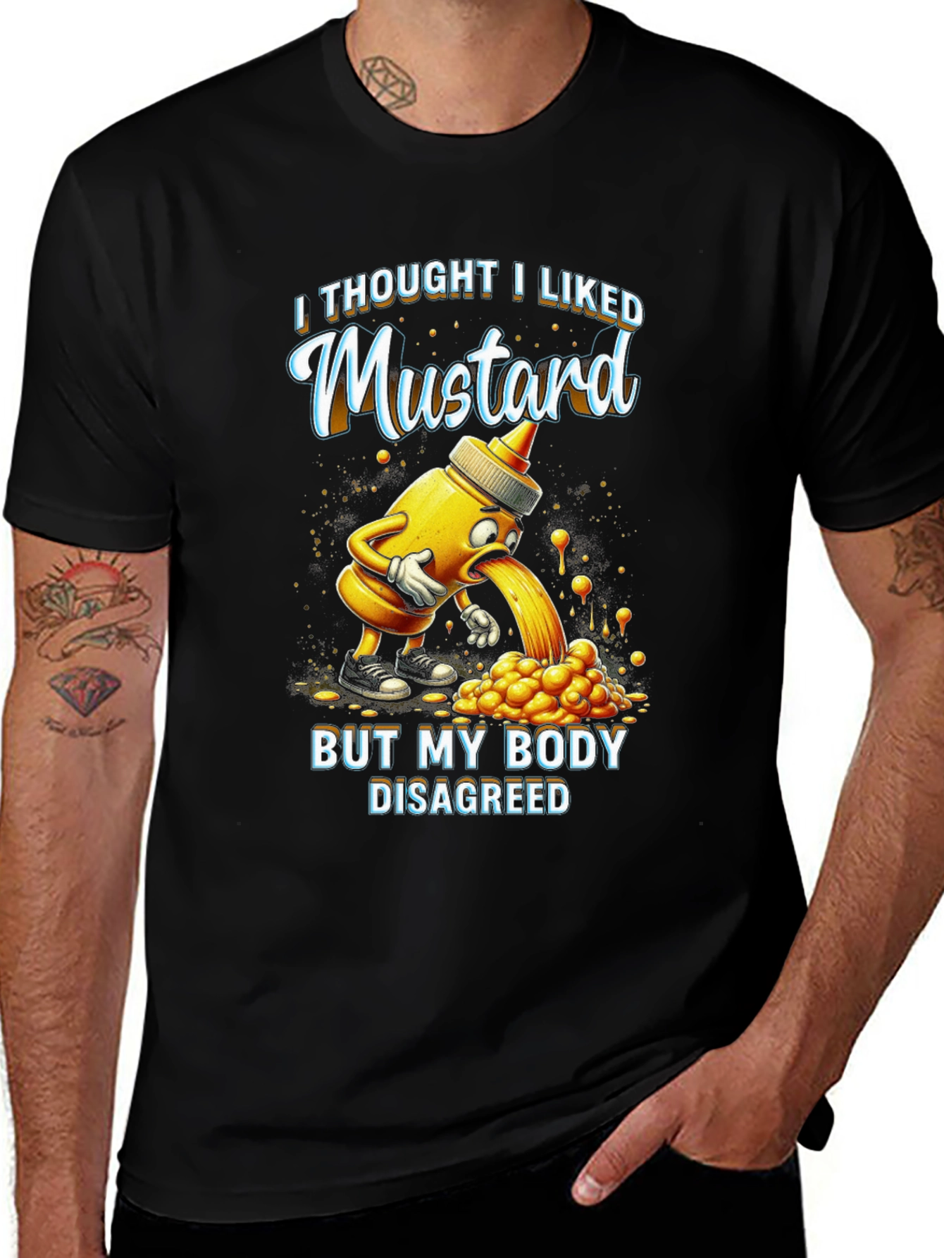 Funny Mustard Graphic Tee