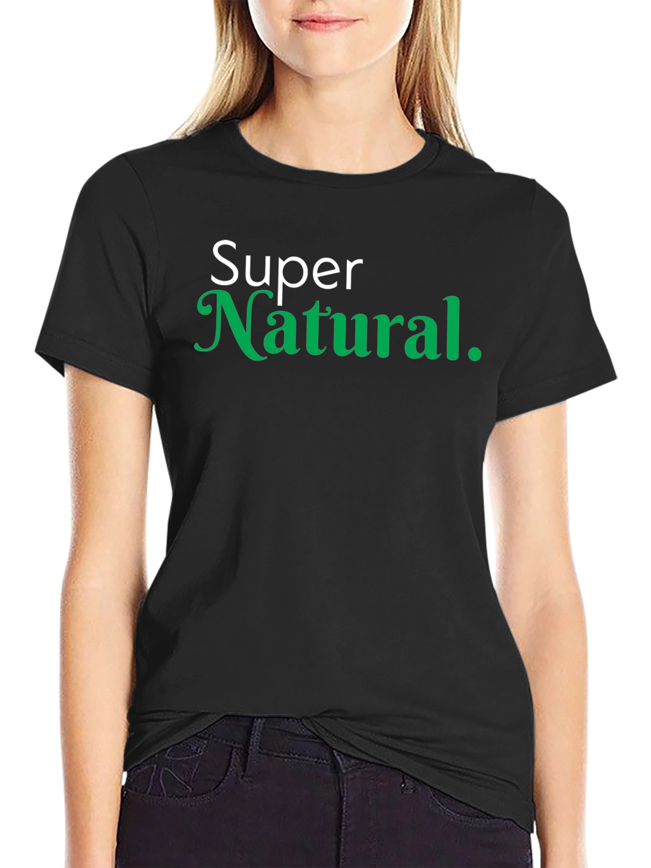 Super Natural Graphic Tee - Black