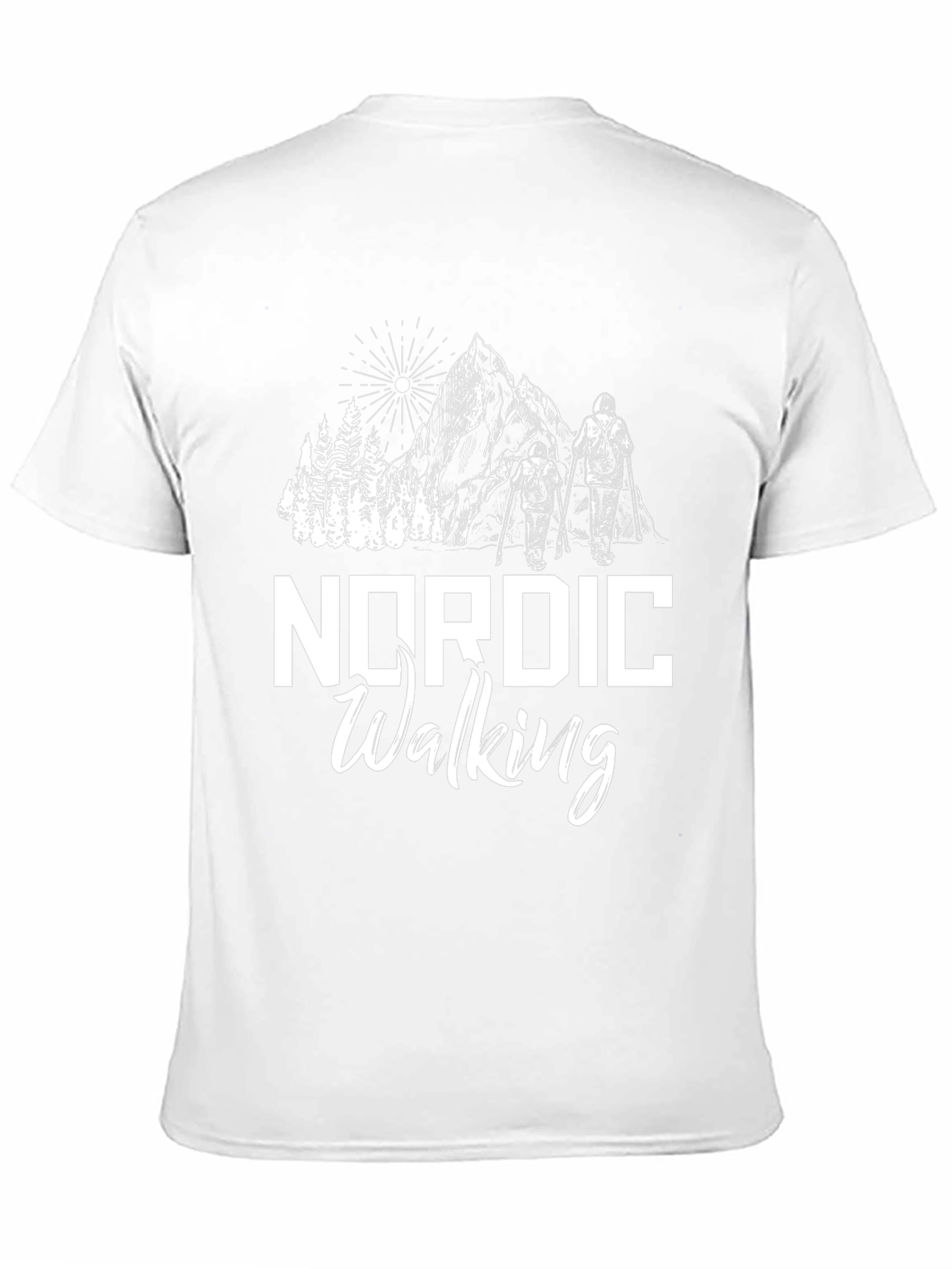 Nordic Walking Graphic T-Shirt - Outdoor Adventure
