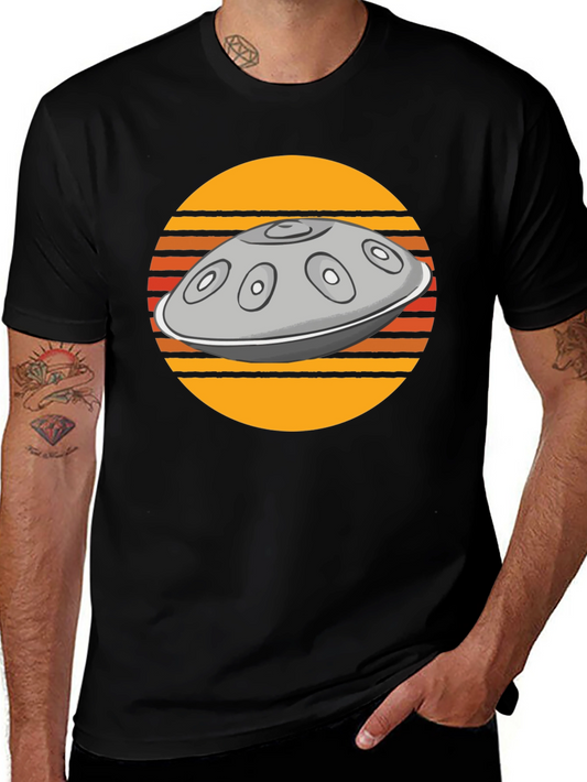 Retro Hang Drum Graphic Tee