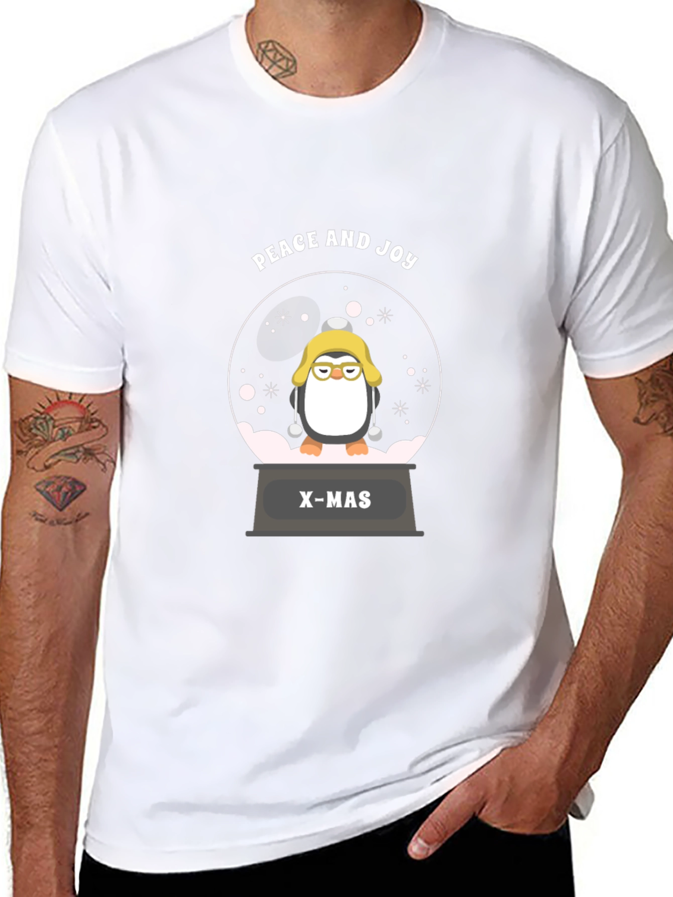 Festive Penguin X-Mas T-Shirt