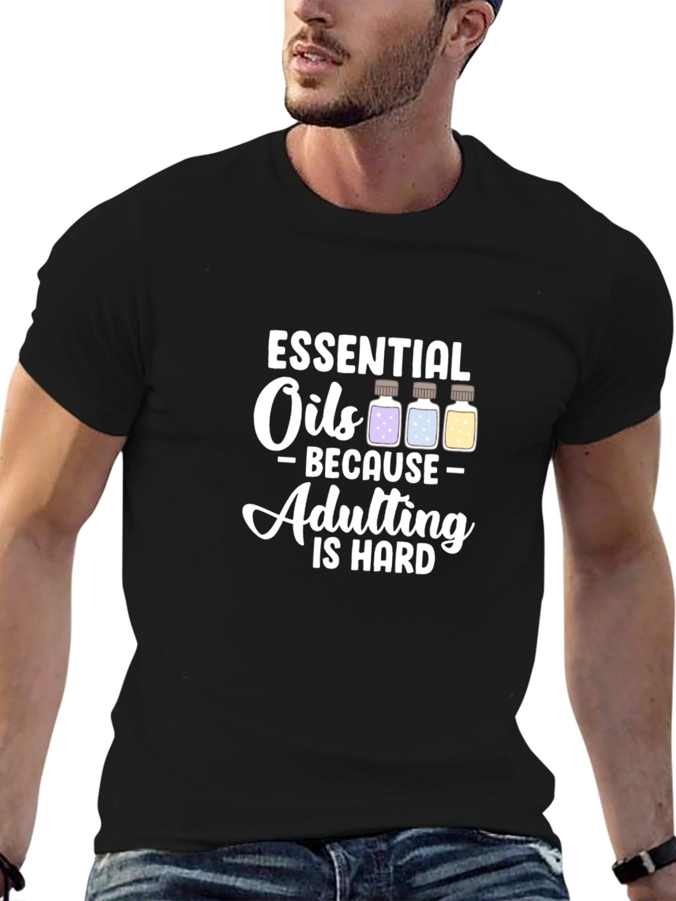 Essential Oils Adulting T-Shirt - Humor Tee