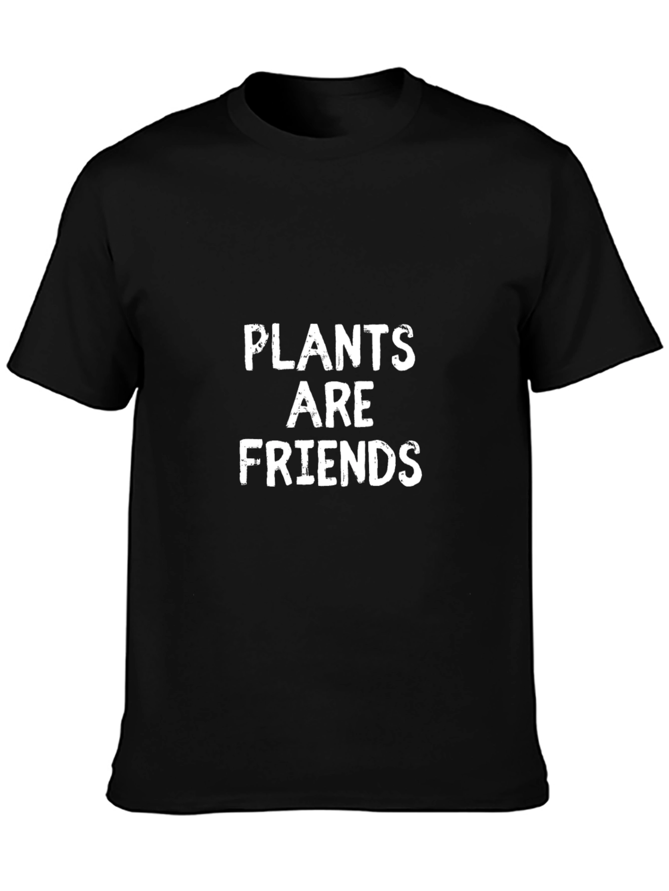 Plants are Friends Black Graphic Tee