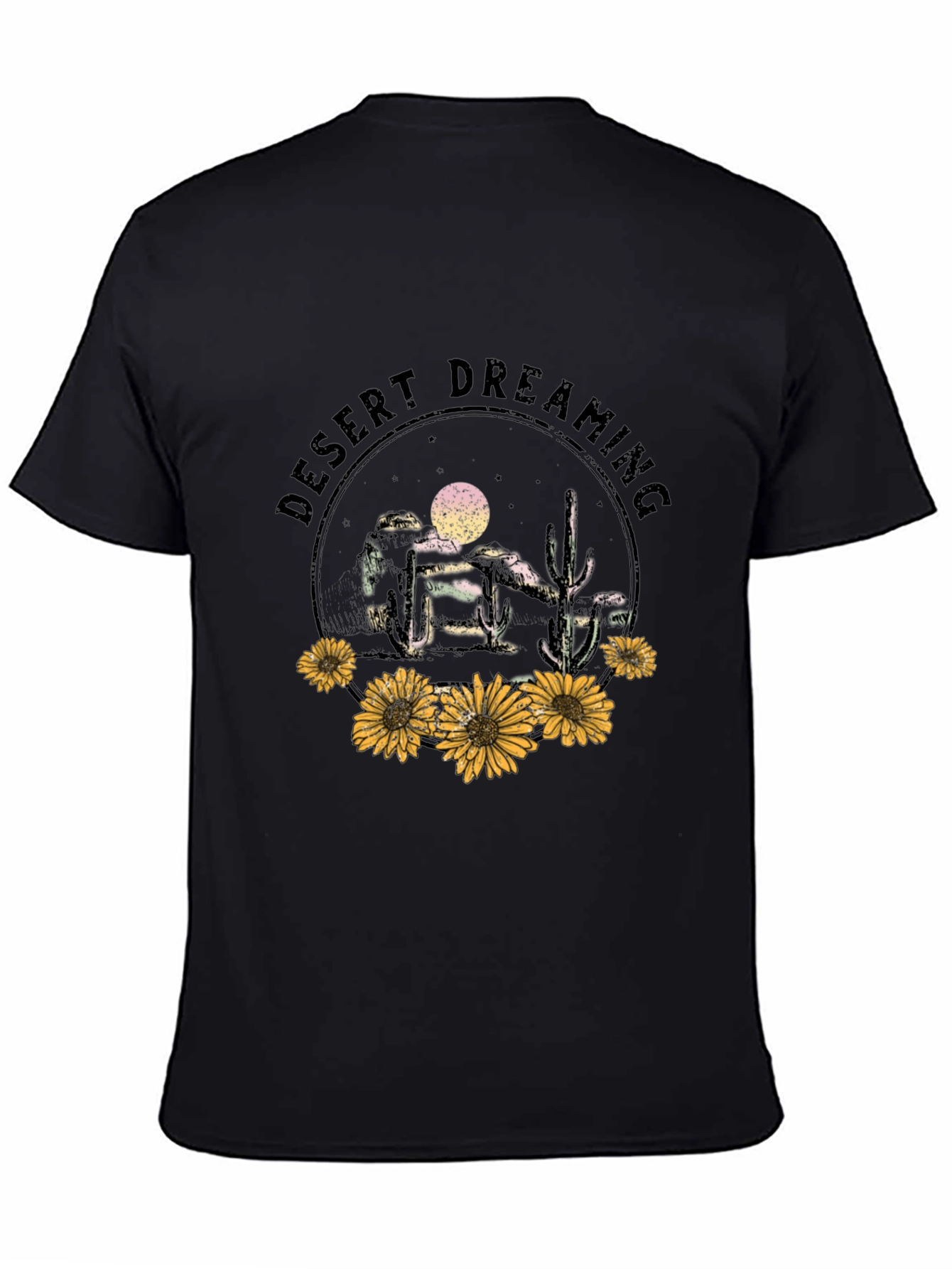 Desert Dreaming Graphic Tee - Black