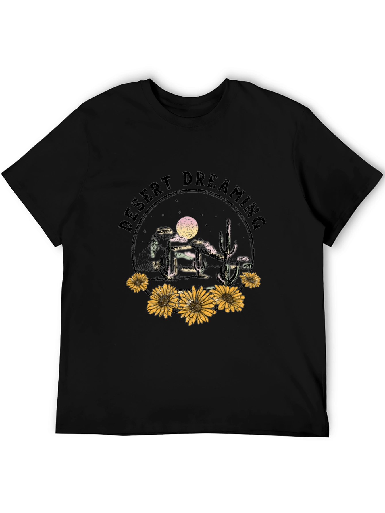 Desert Dreaming Graphic Tee - Black