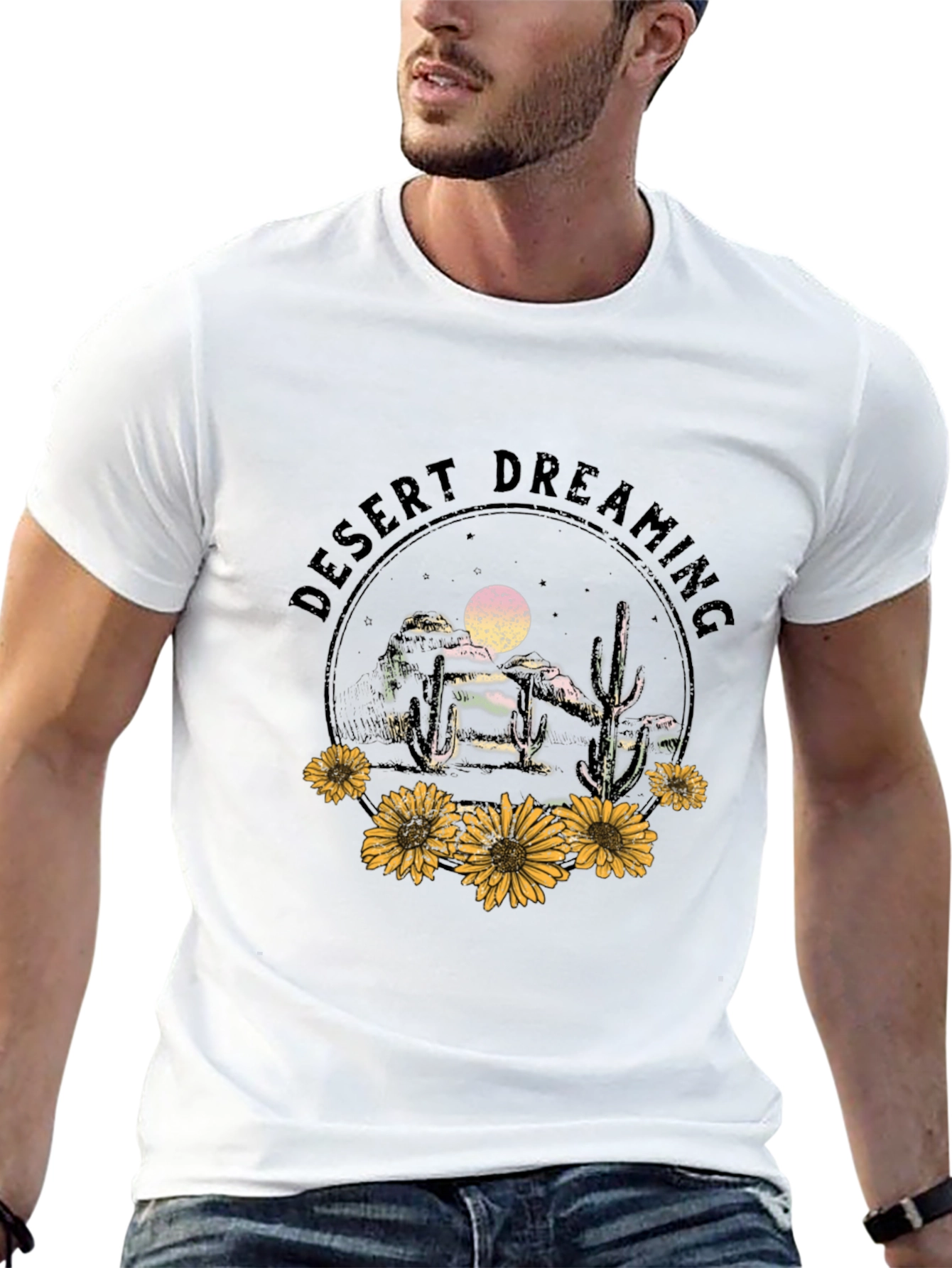 Desert Dreaming Graphic Tee - Black