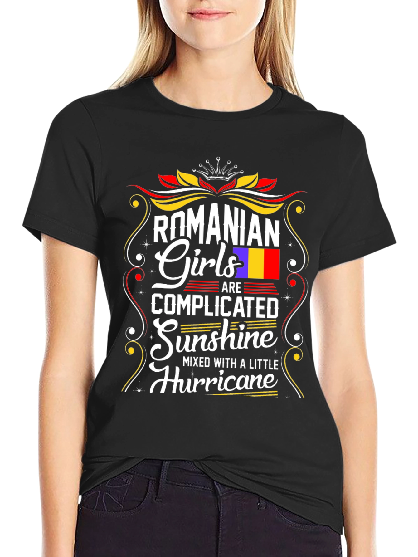 Romanian Girls Complicated Sunshine Hurricane T-Shirt