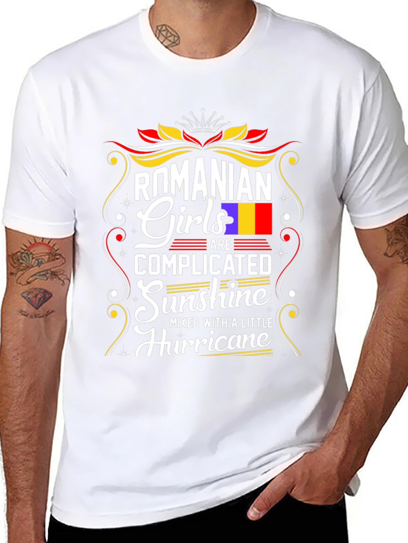Romanian Girls Complicated Sunshine Hurricane T-Shirt