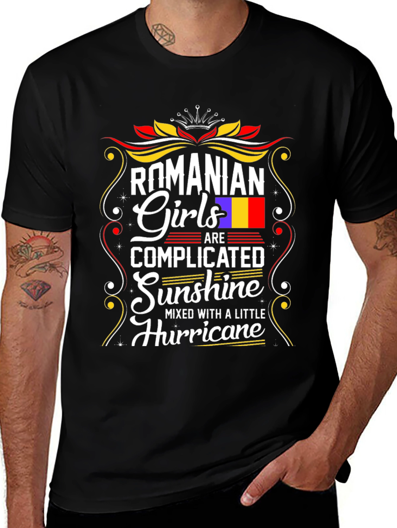Romanian Girls Complicated Sunshine Hurricane T-Shirt