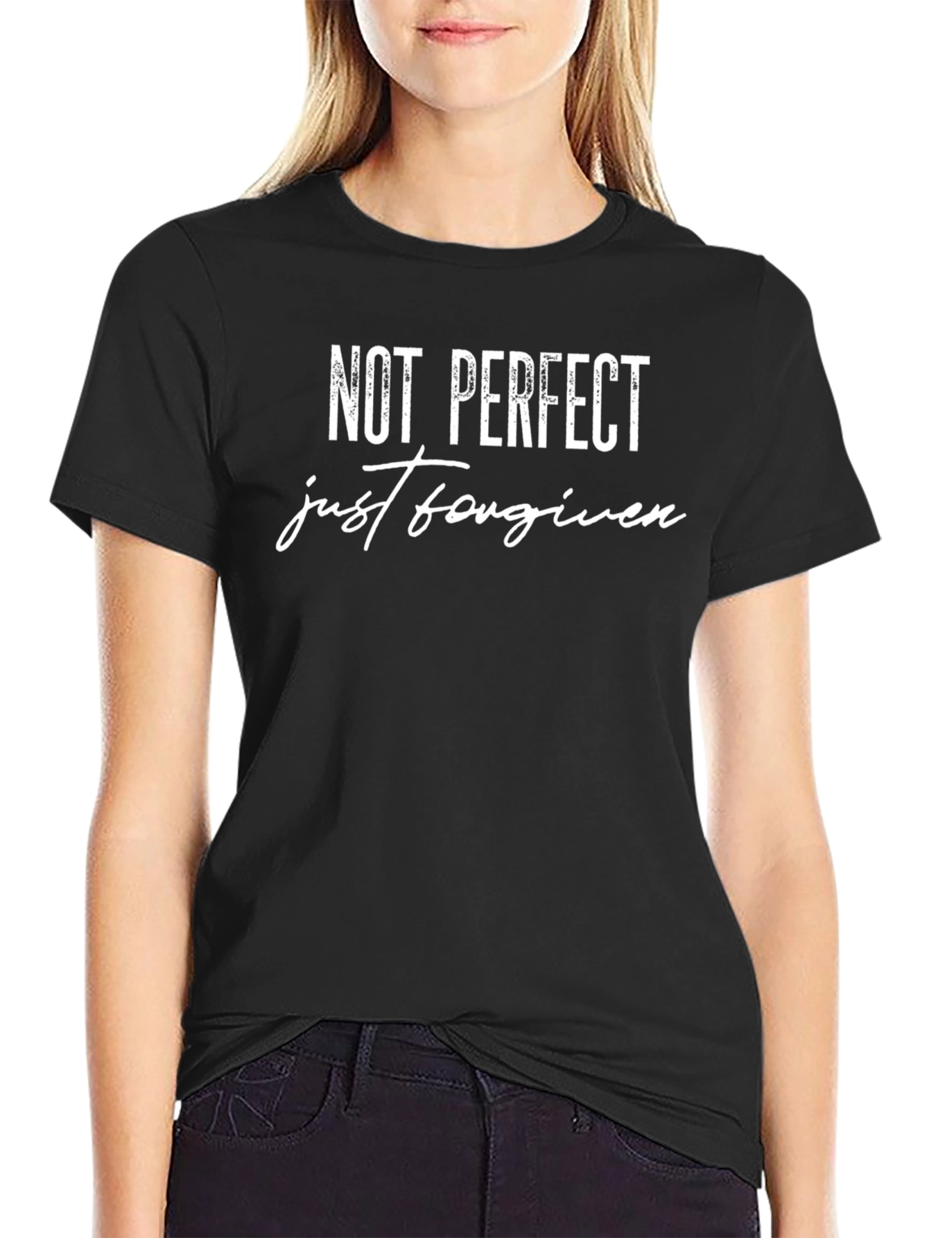Not Perfect Just Forgiven Graphic Tee