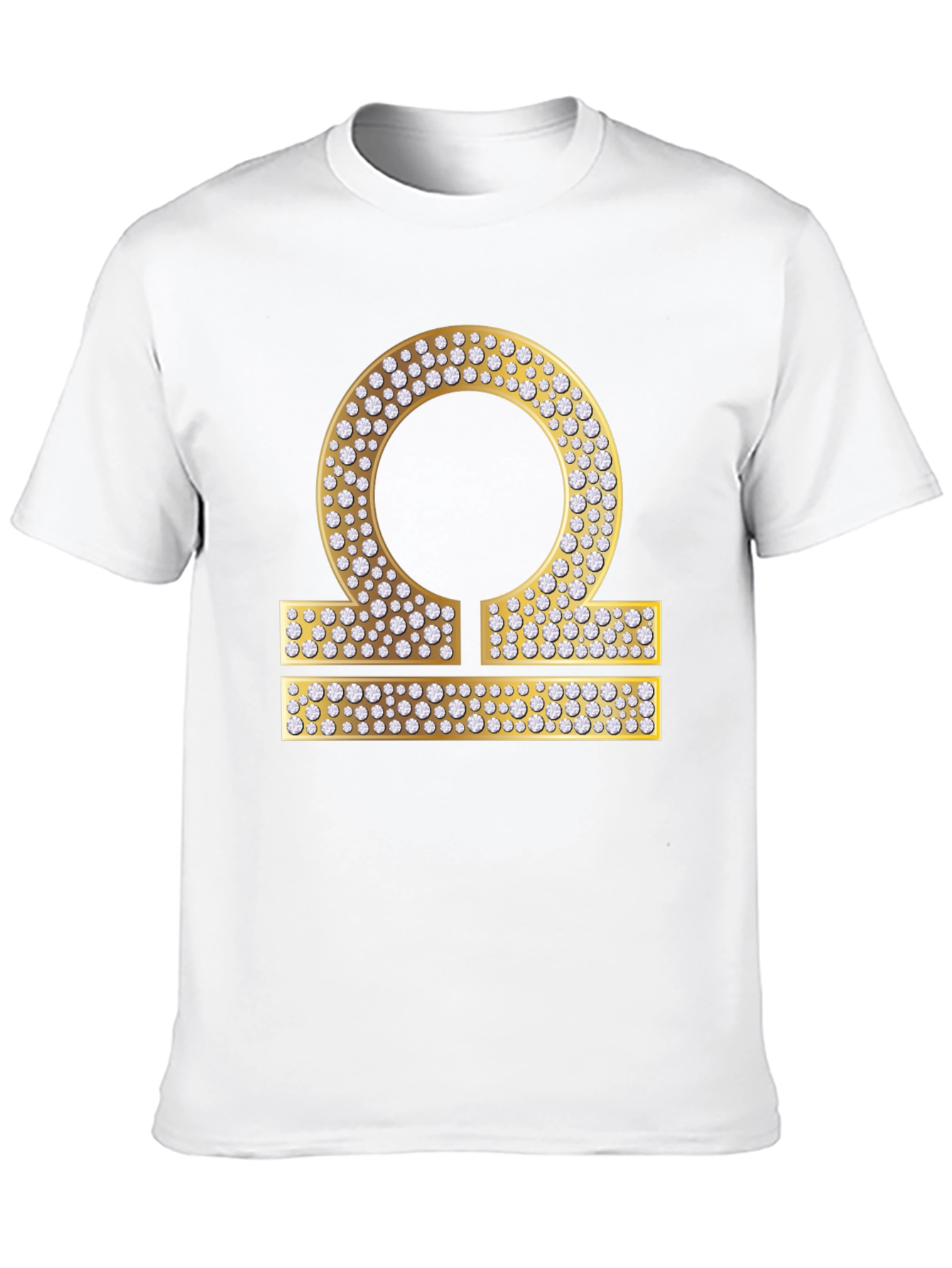 Libra Zodiac Diamond Graphic Tee