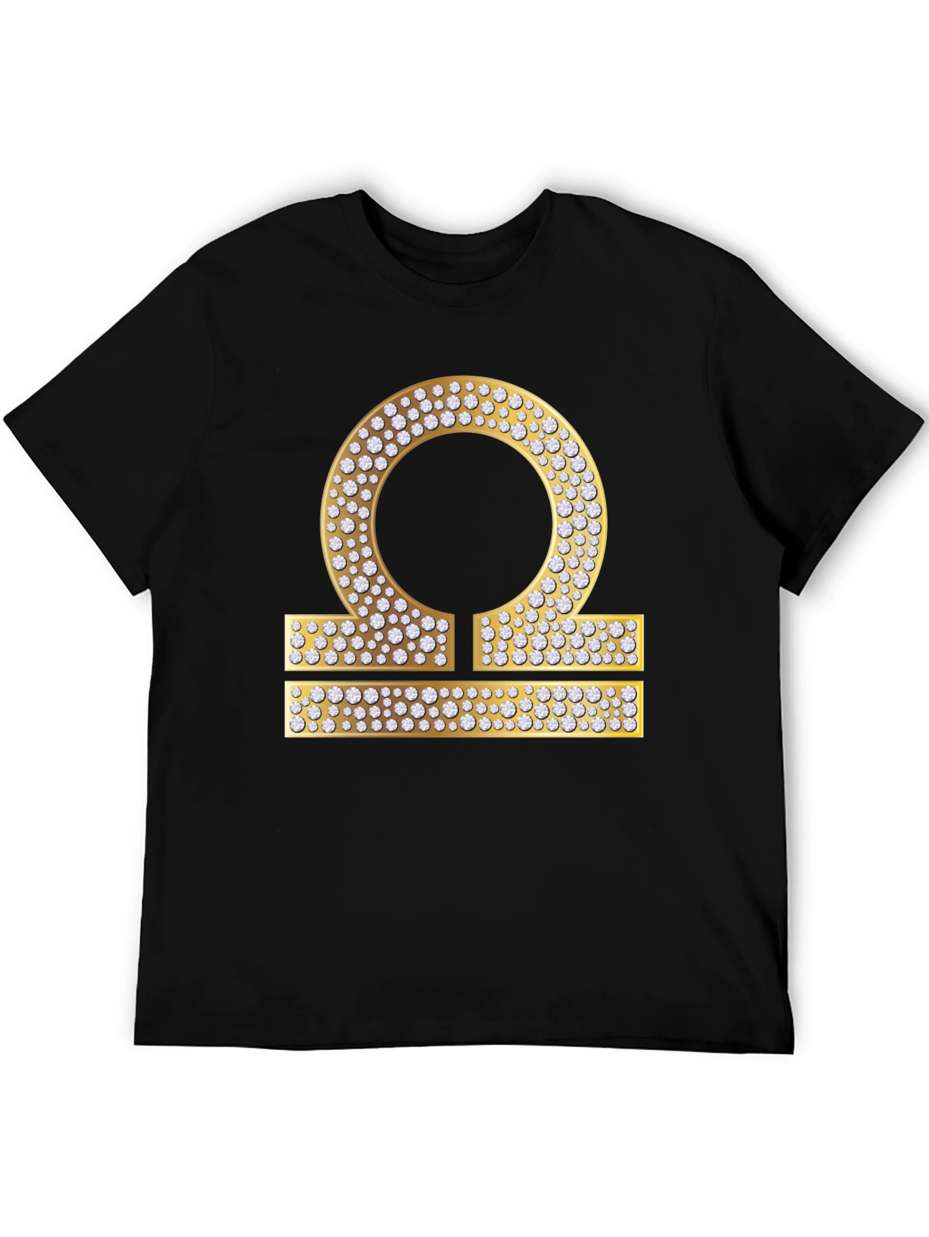 Libra Zodiac Diamond Graphic Tee