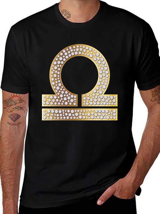 Libra Zodiac Diamond Graphic Tee