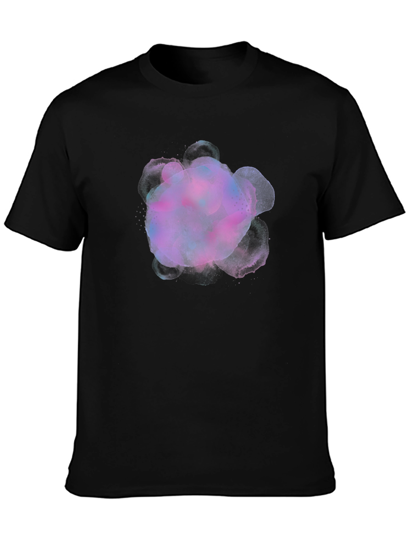 Abstract Ink T-Shirt - Black Graphic Tee