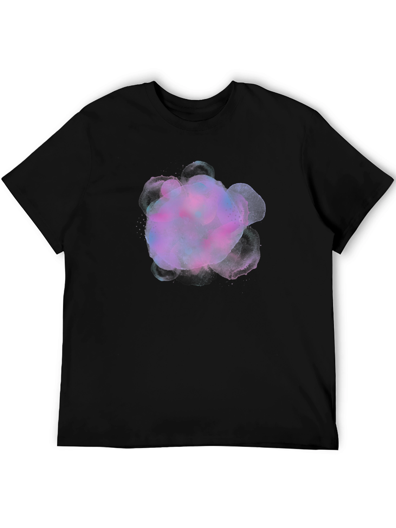Abstract Ink T-Shirt - Black Graphic Tee