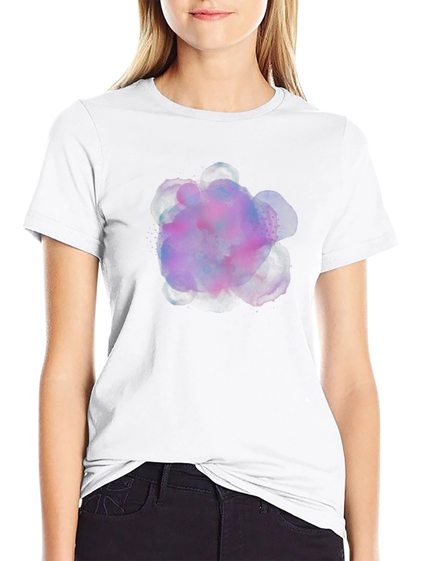Abstract Ink T-Shirt - Black Graphic Tee