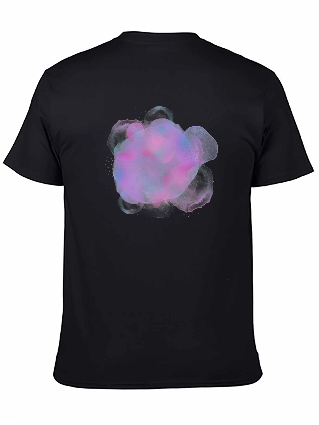 Abstract Ink T-Shirt - Black Graphic Tee