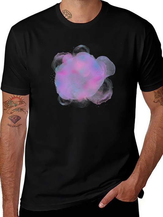 Abstract Ink T-Shirt - Black Graphic Tee