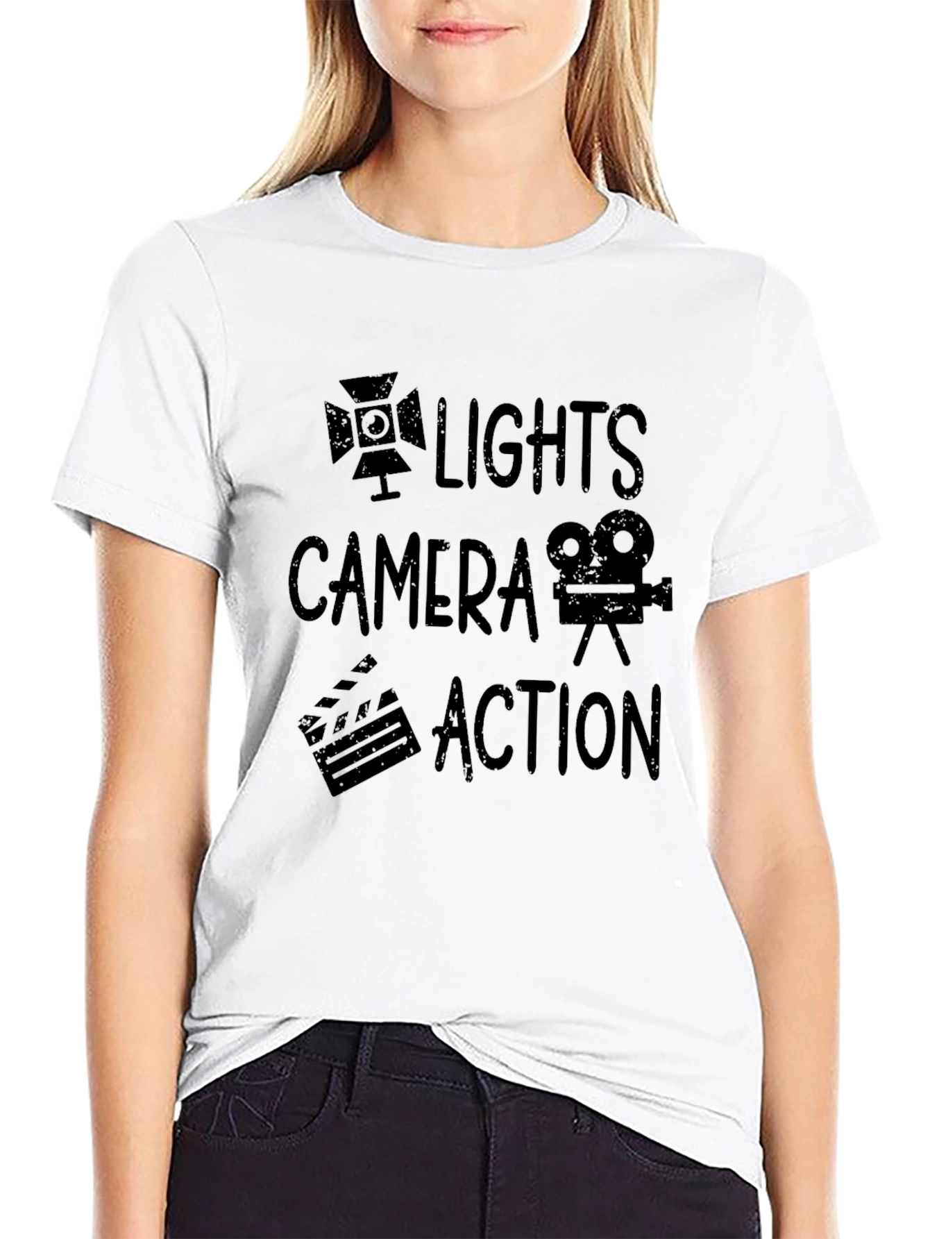 Lights Camera Action Graphic Tee