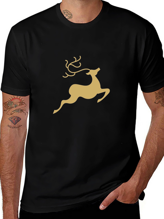 Reindeer Graphic Tee - Classic Holiday Style