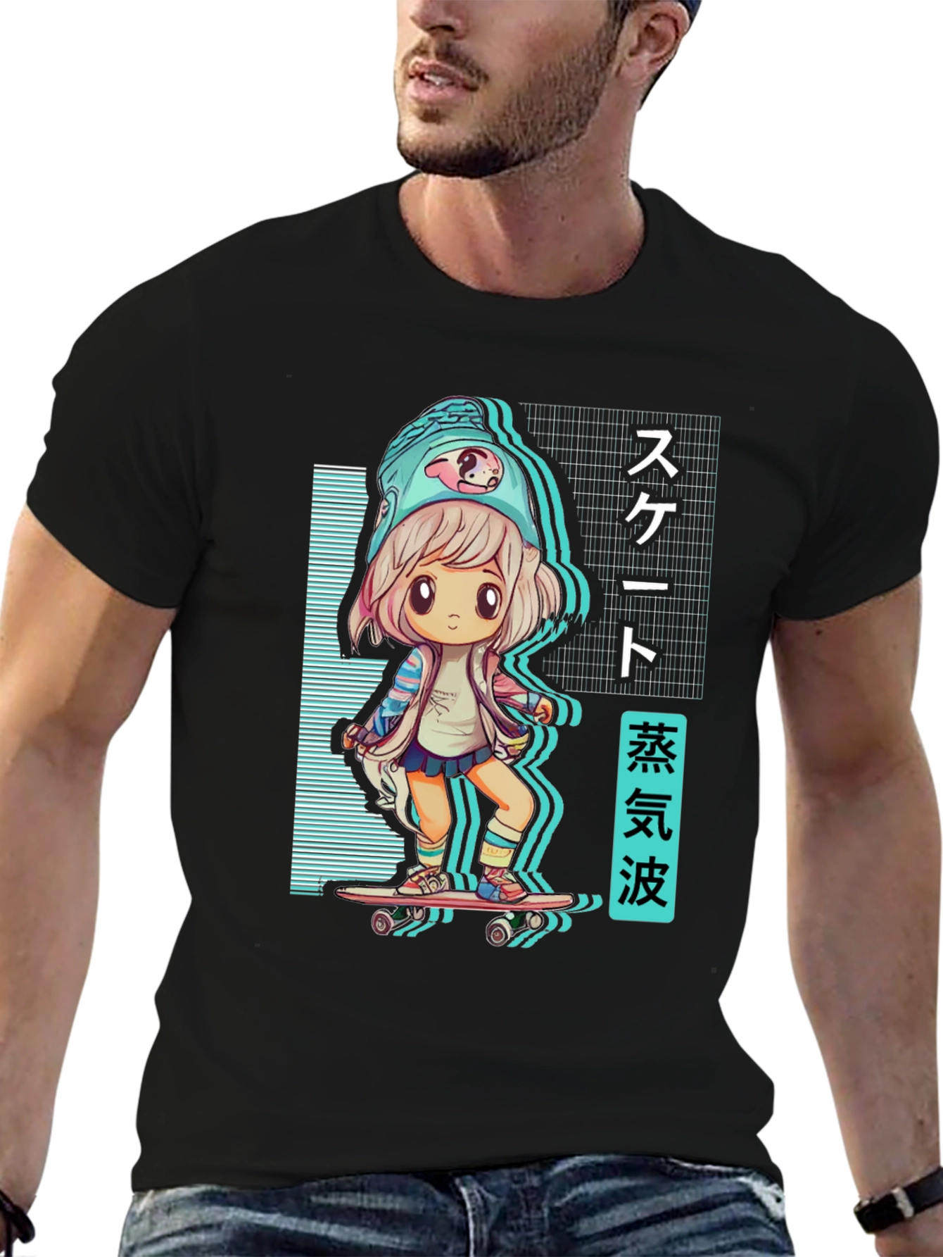 Anime Skater Girl T-Shirt