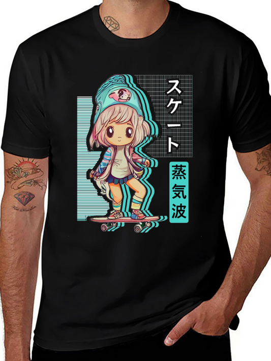 Anime Skater Girl T-Shirt