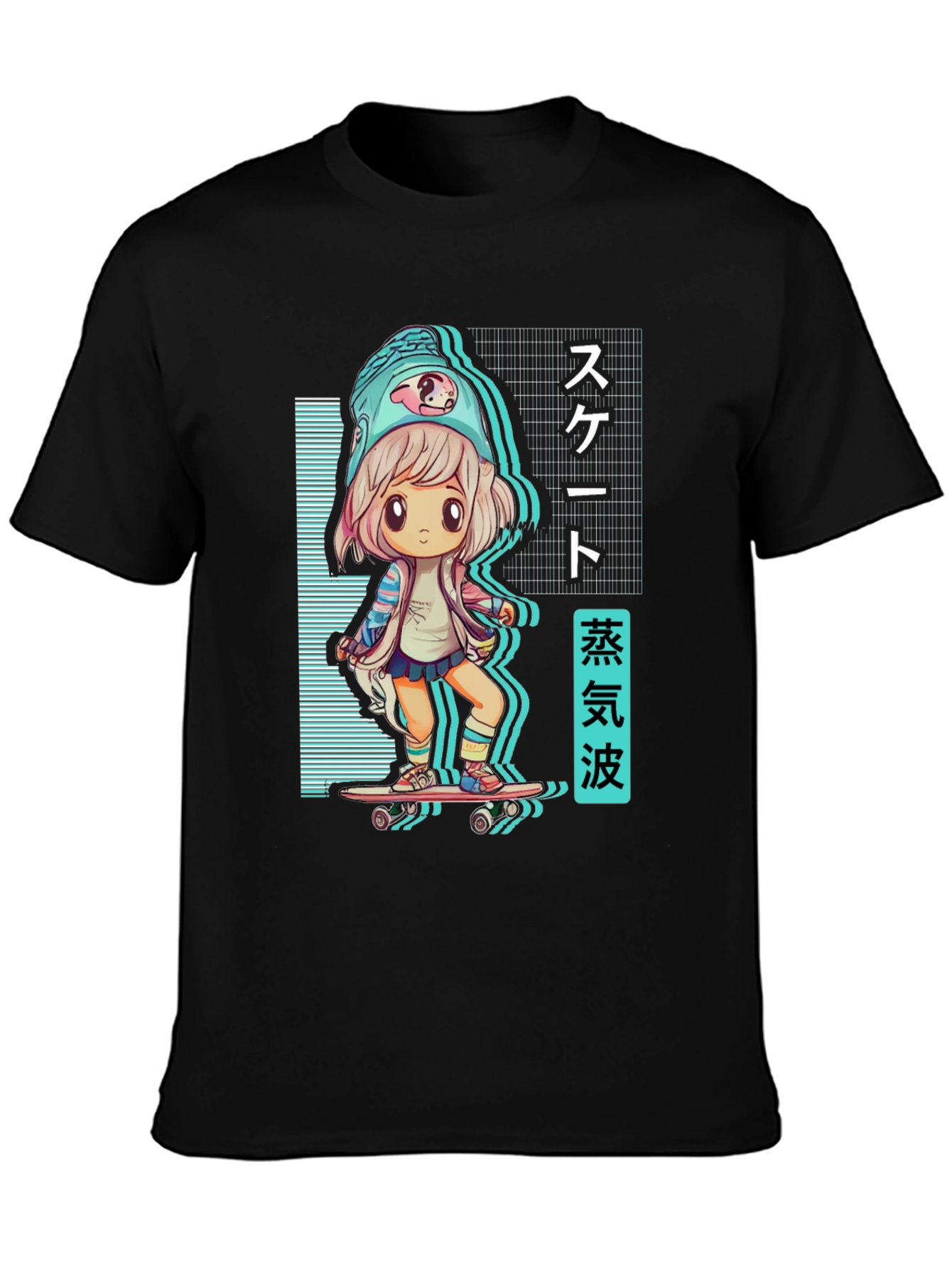 Anime Skater Girl T-Shirt
