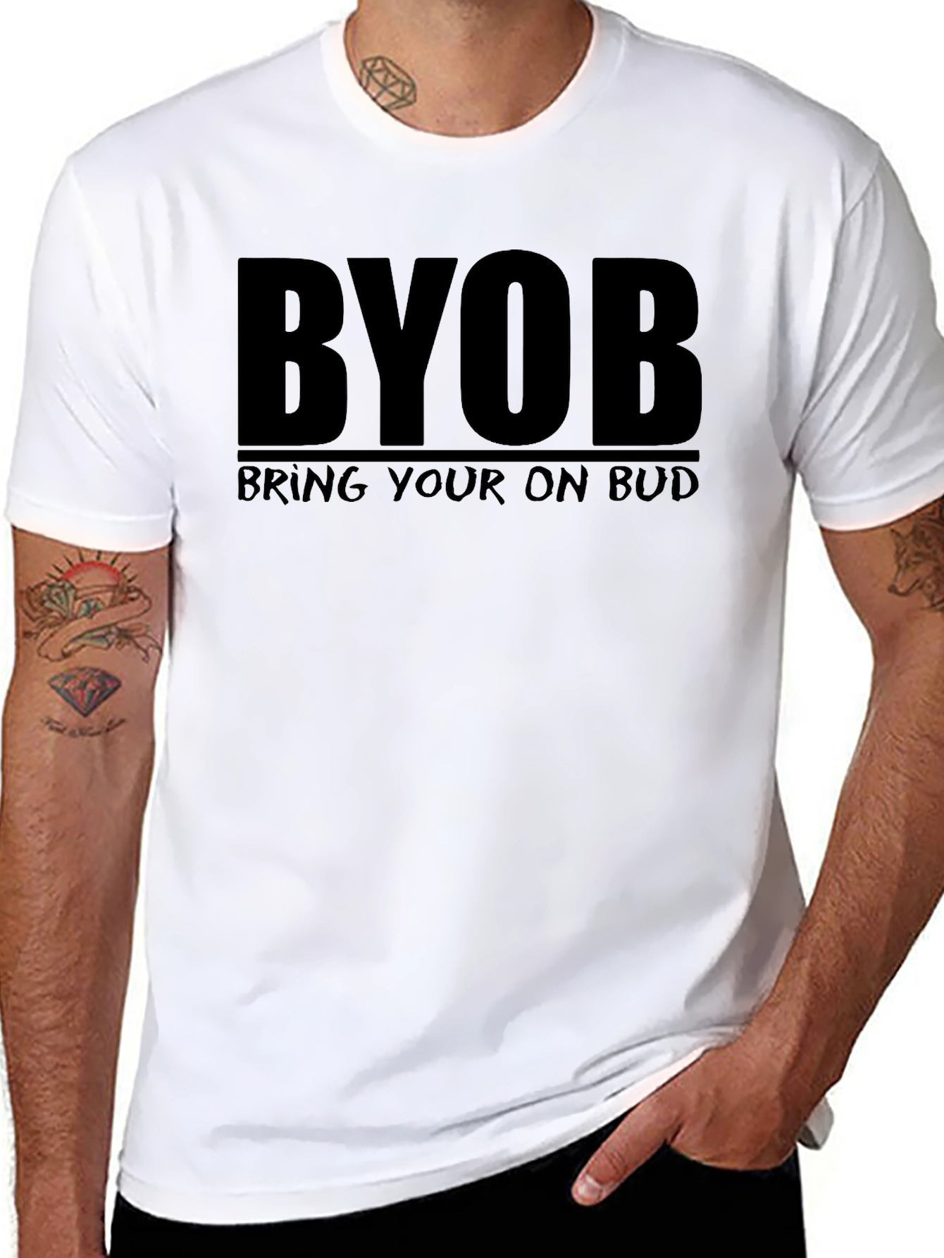 BYOB T-Shirt - Bring Your Own Bud Tee