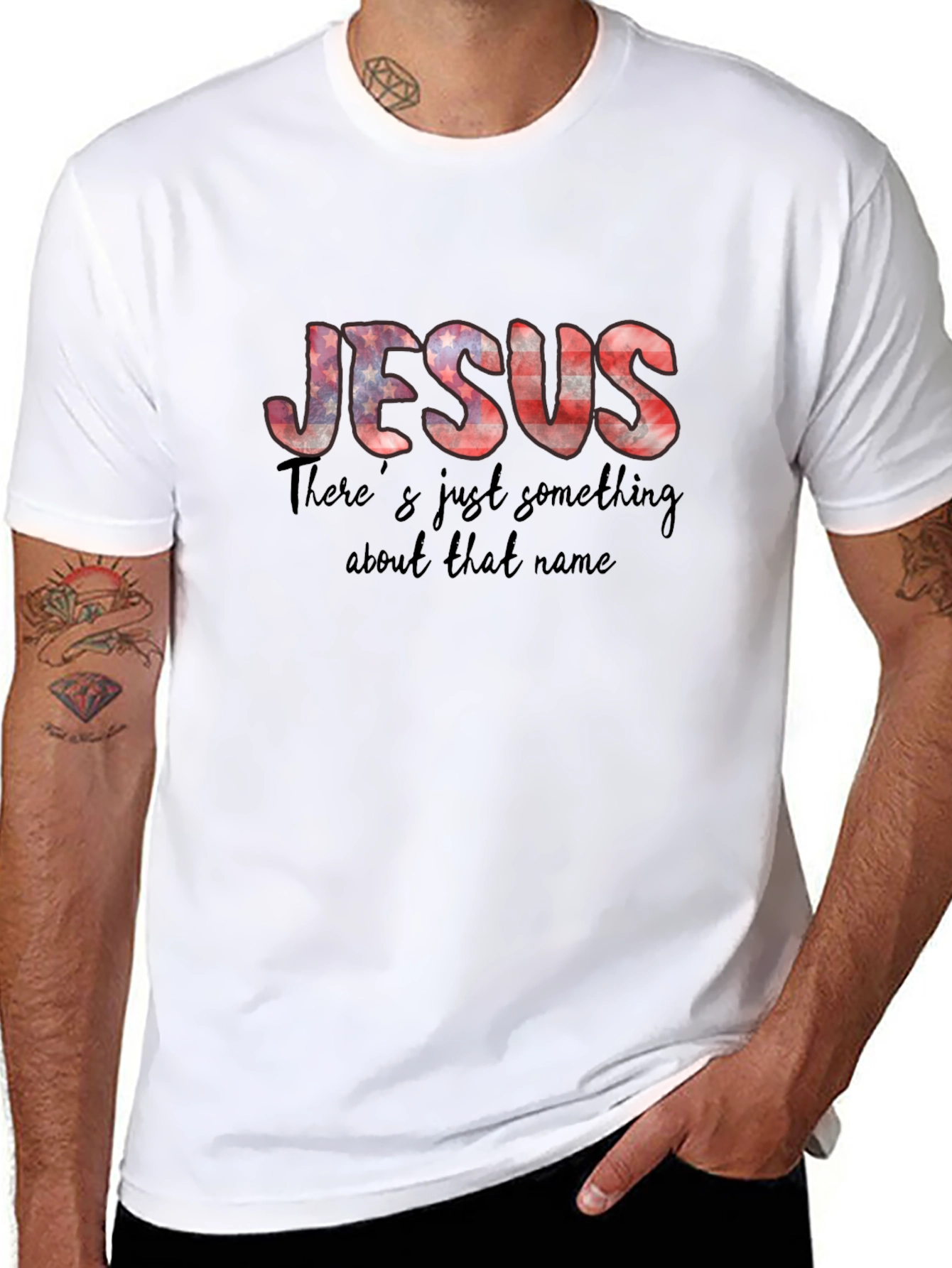 Jesus Graphic Black T-Shirt for Men