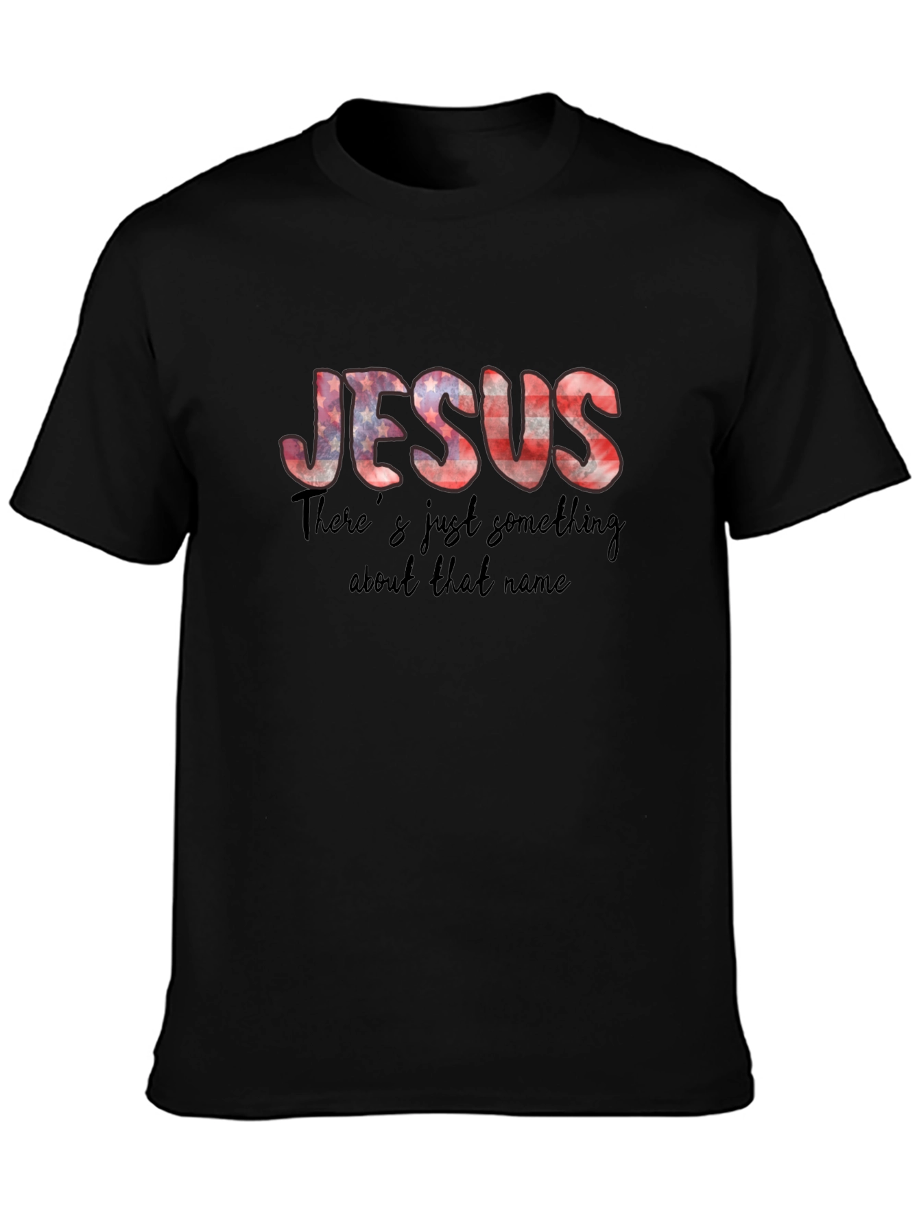 Jesus Graphic Black T-Shirt for Men