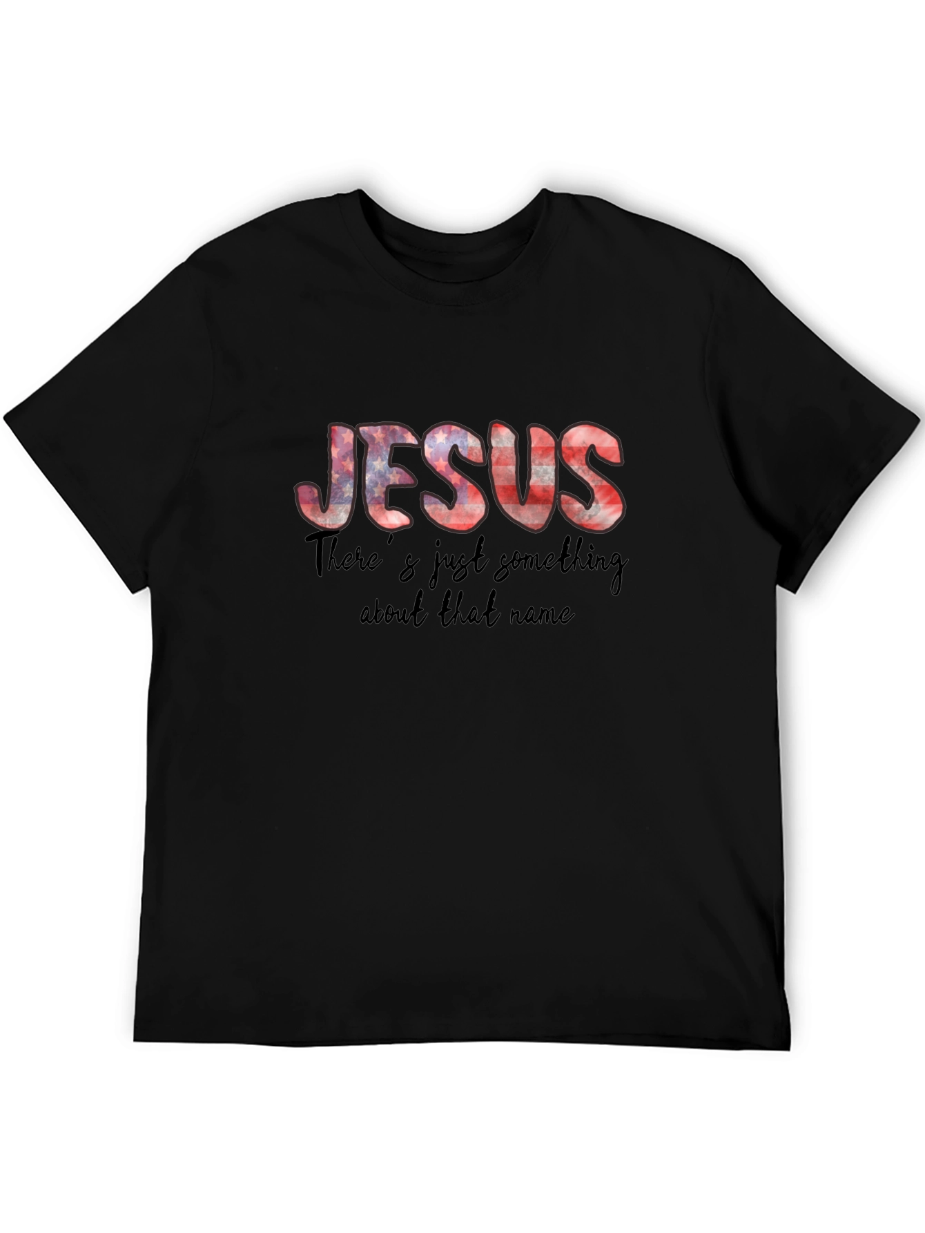 Jesus Graphic Black T-Shirt for Men