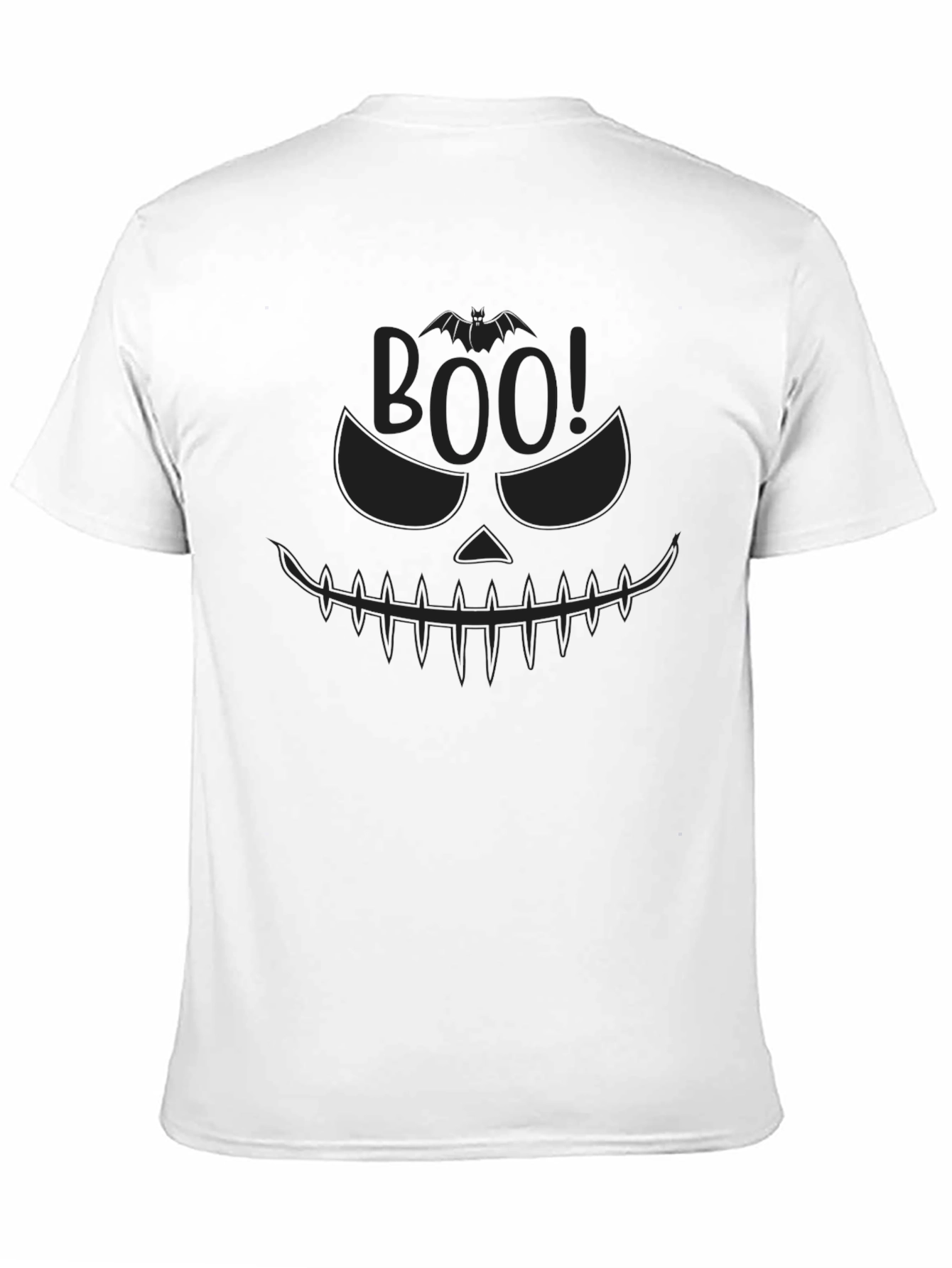 Spooky Boo! Pumpkin Face Graphic Tee